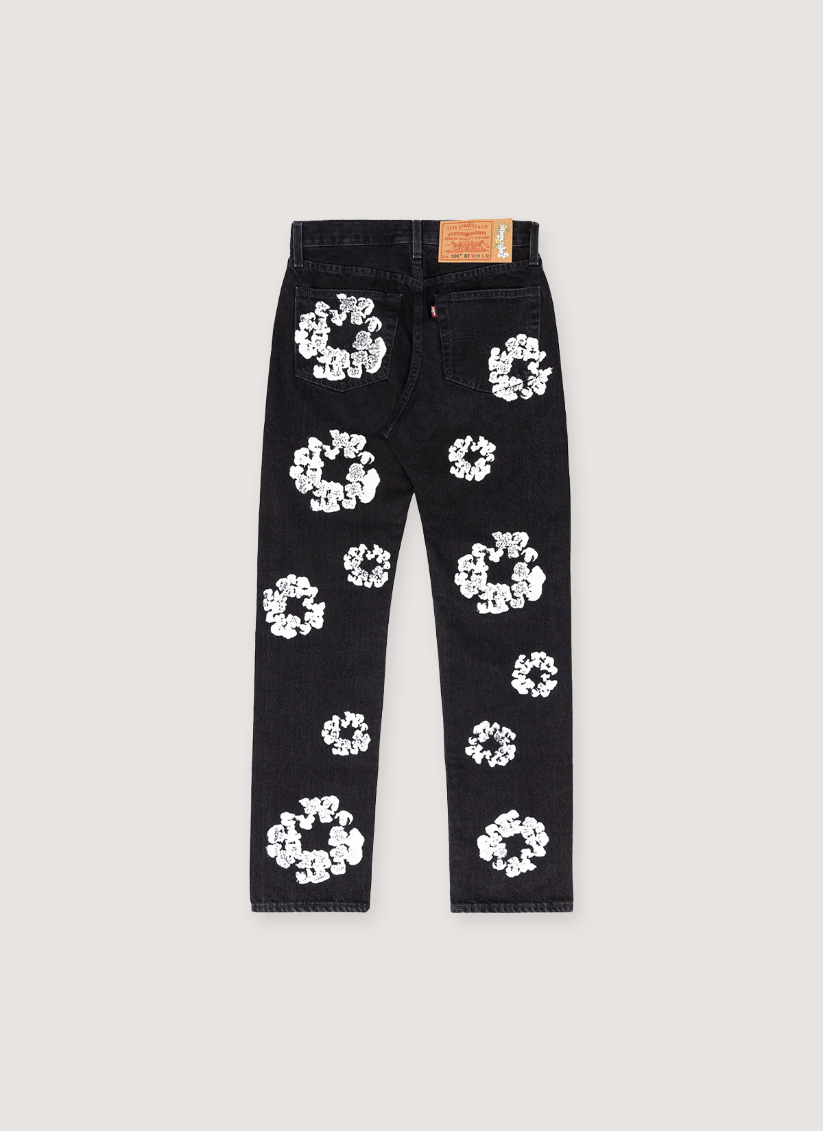 DENIM TEARS Cotton Wreath Jeans Black Size US 32 / EU 48 - 2 Thumbnail
