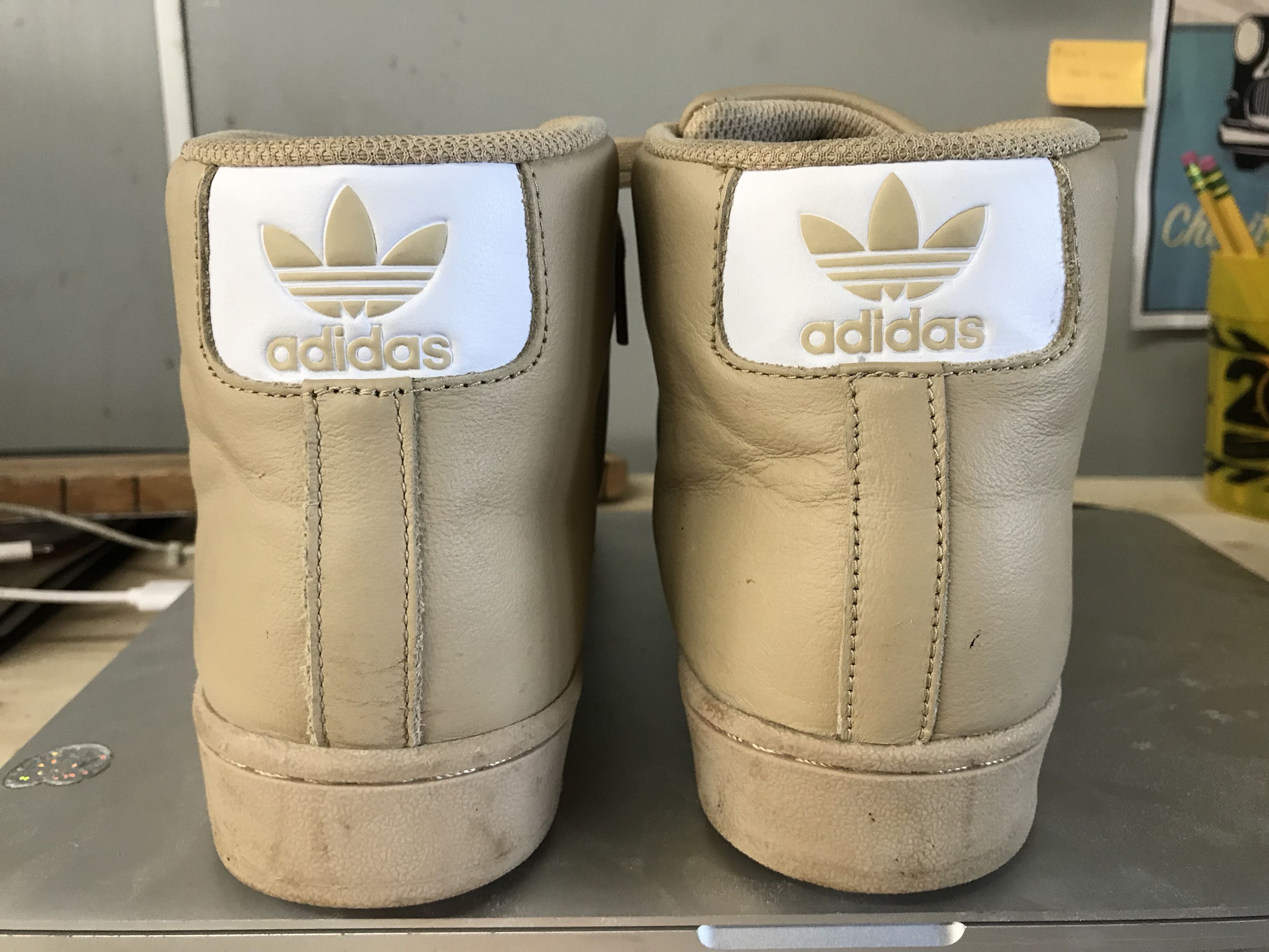 Adidas pro model khaki best sale