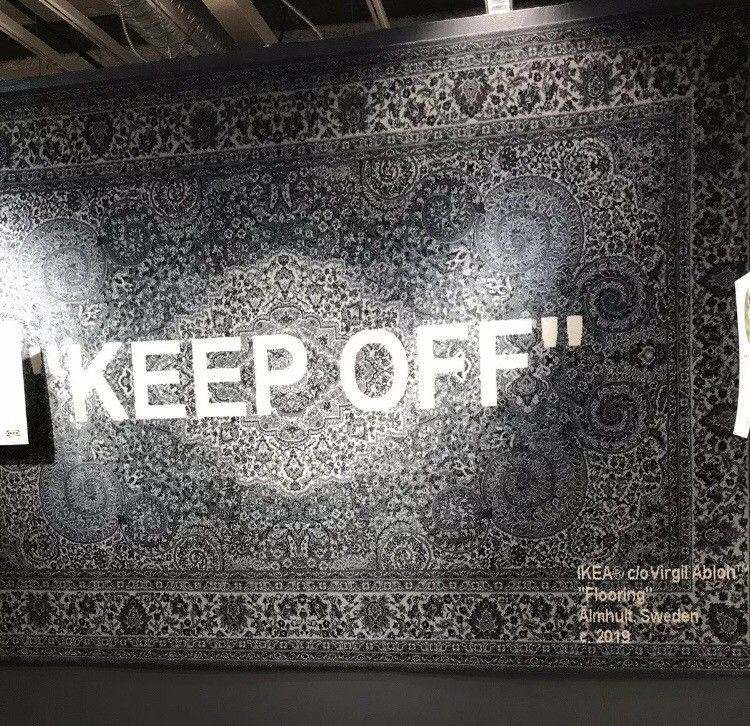 OffWhite New Off white Ikea “Keep Off” Rug Virgil Abloh 200x300 cm