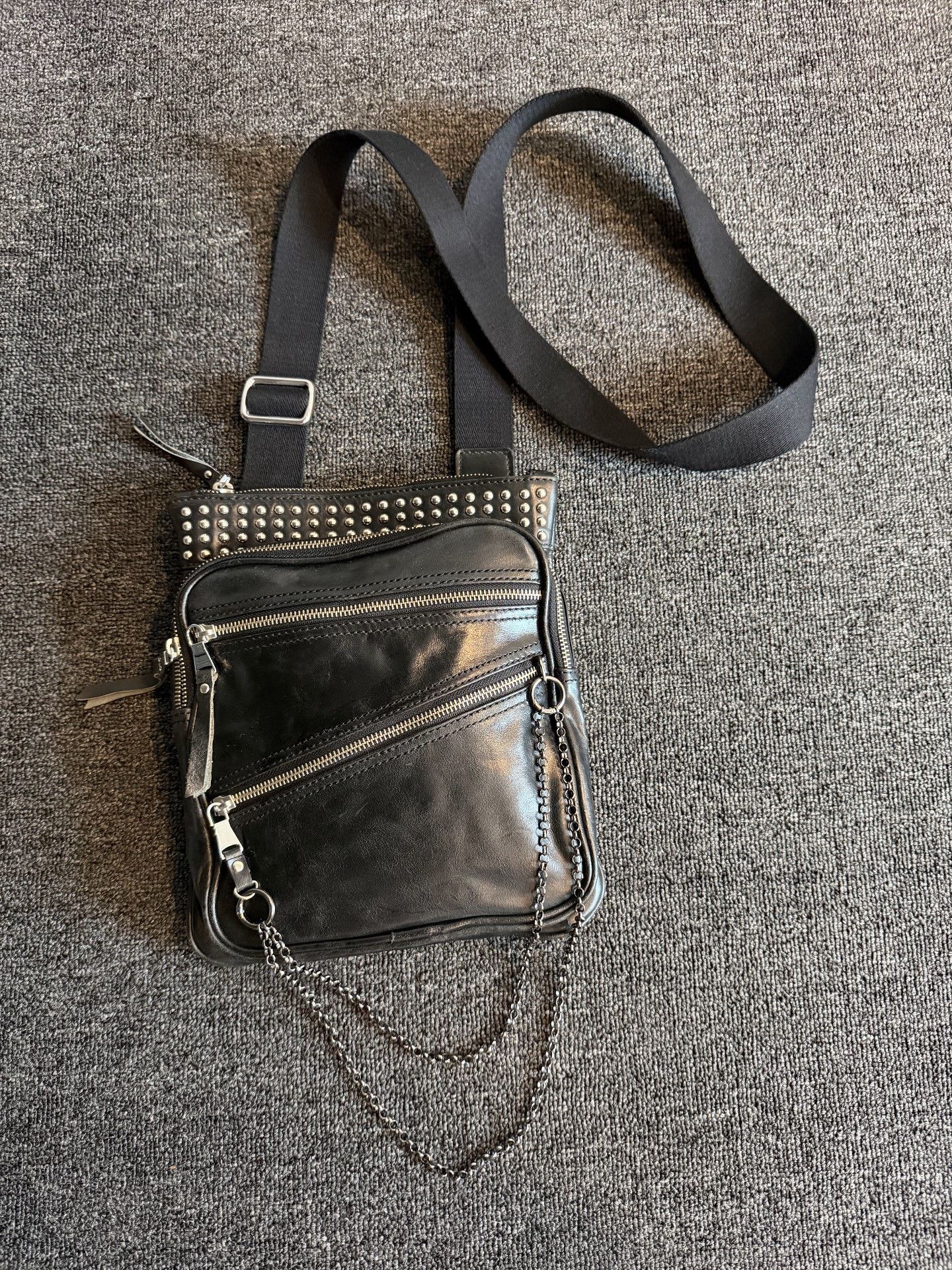 Dolce & Gabbana Dolce&Gabbana Black Leather Shoulder Bag Size ONE SIZE - 2 Thumbnail