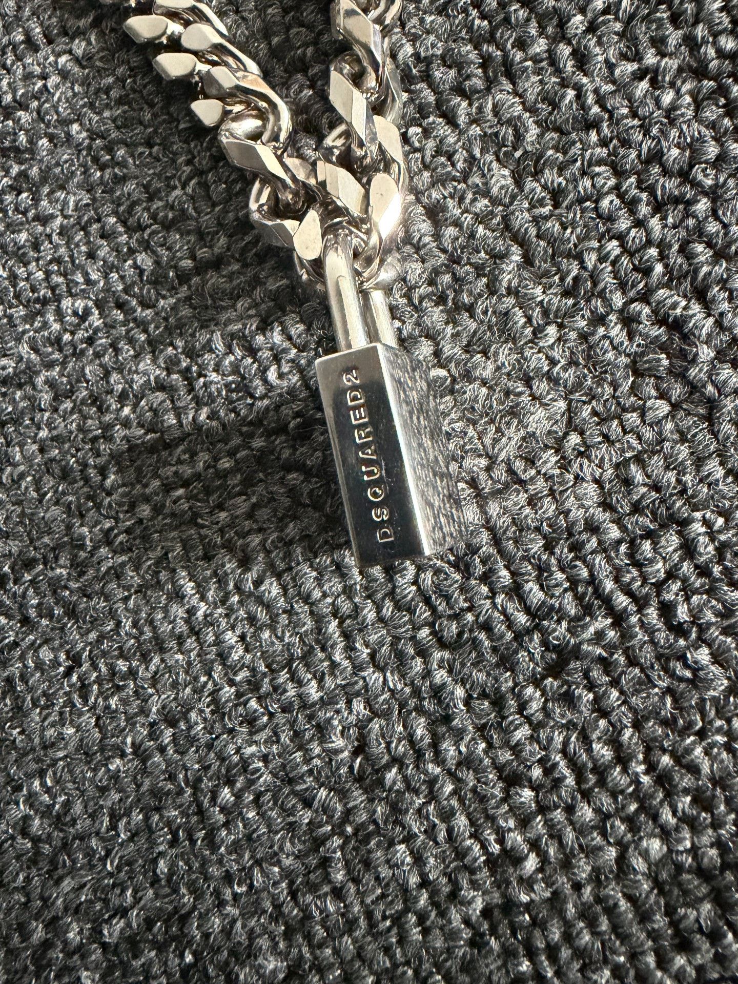 Dsquared2 DSQUARED2 Rock Point Lock Necklace Size ONE SIZE - 6 Thumbnail