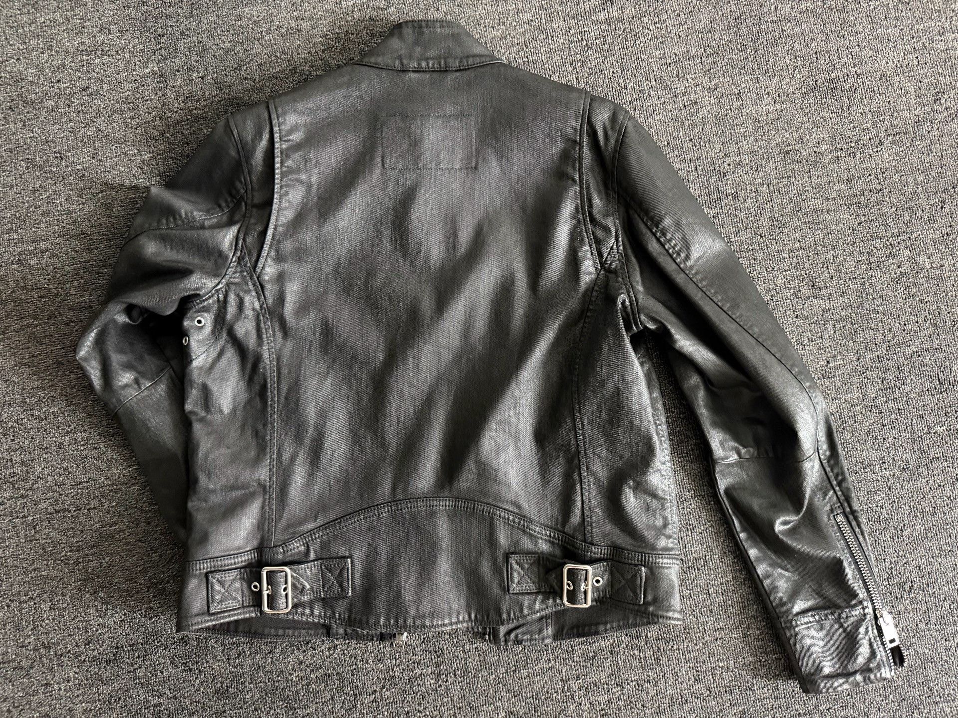 Diesel Diesel Joggjeans Black Biker Jacket Size US M / EU 48-50 / 2 - 4 Thumbnail