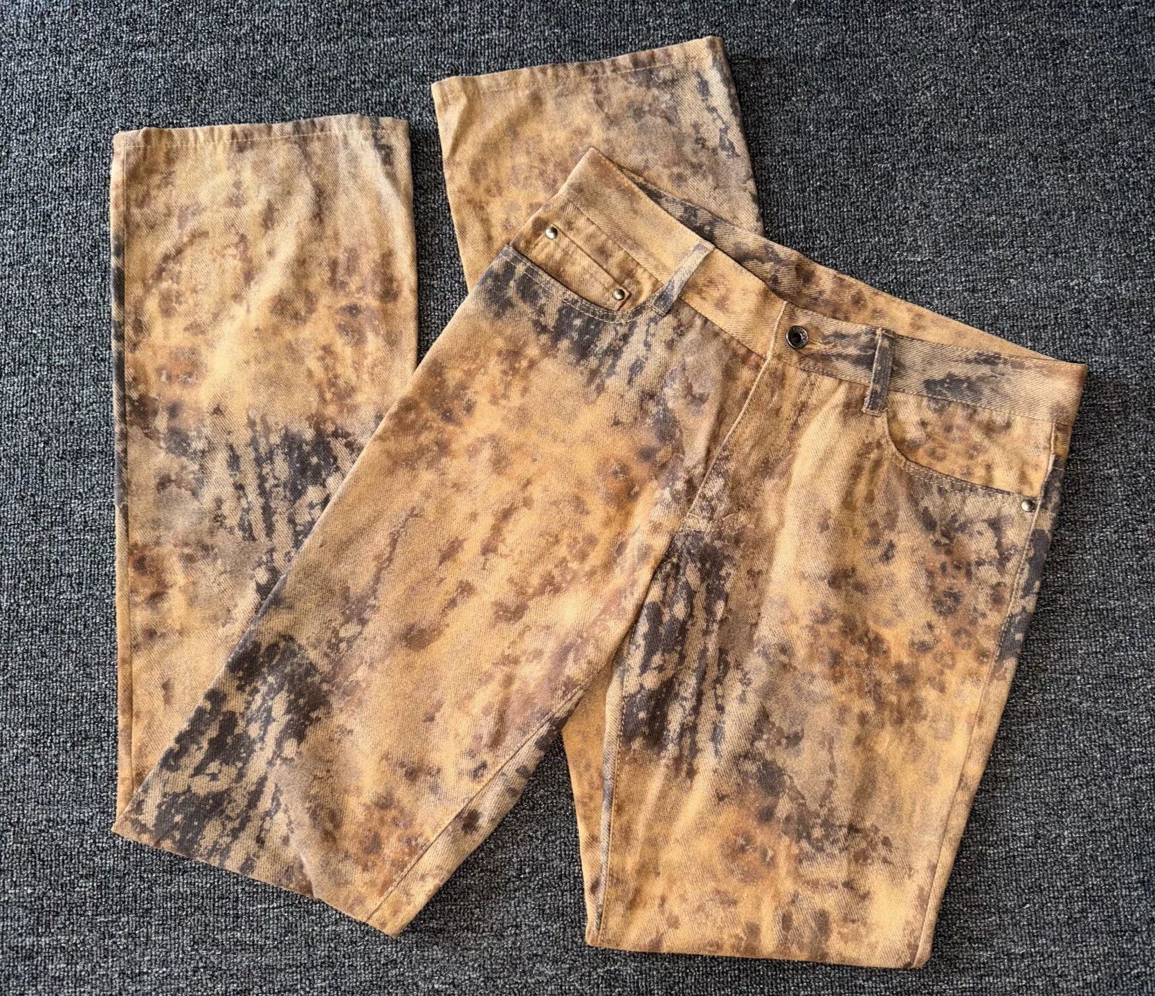 Other 5351 Pour Les Hommes Eroded Orange Pants Size US 26 / EU 42 - 4 Thumbnail