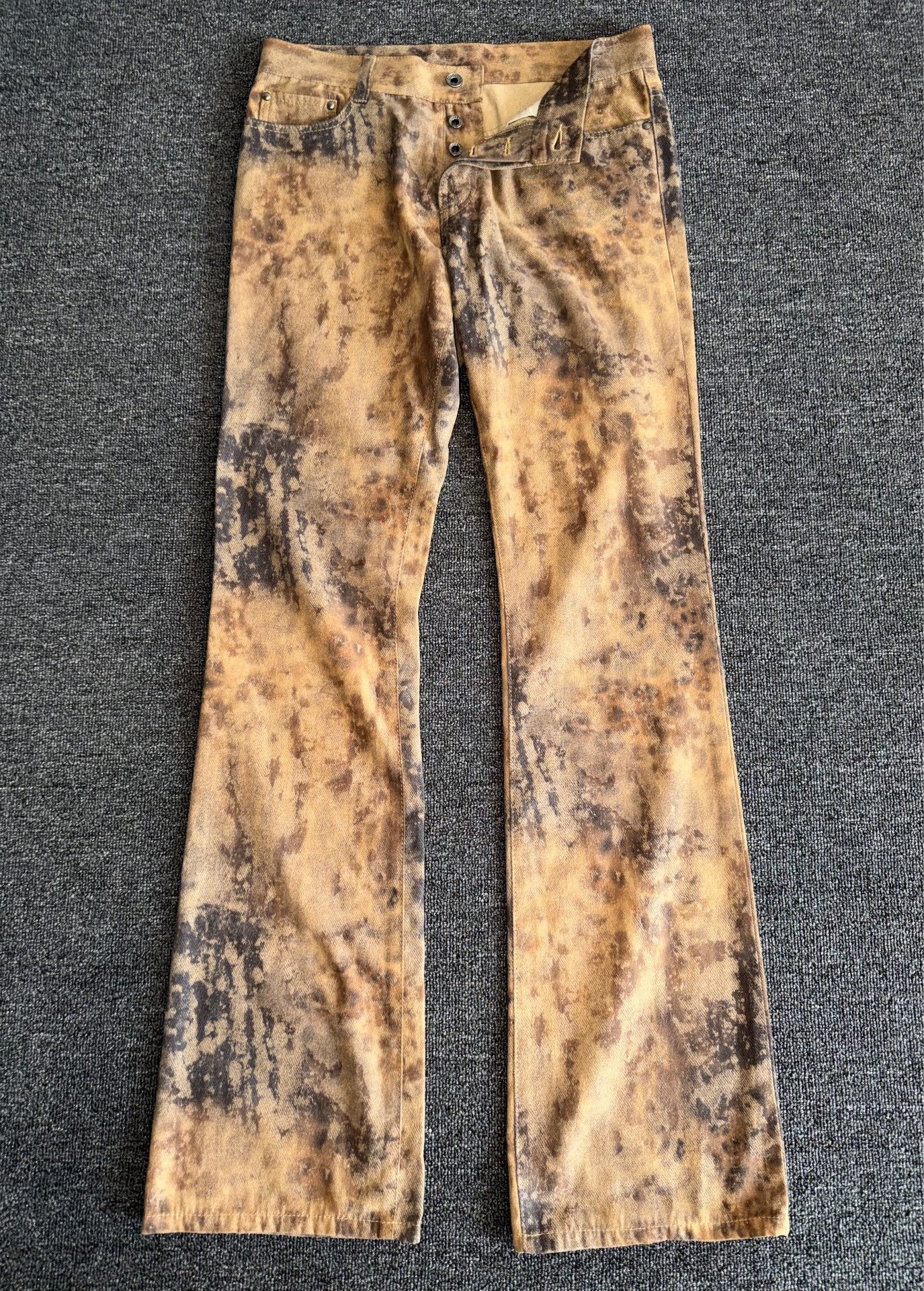Other 5351 Pour Les Hommes Eroded Orange Pants Size US 26 / EU 42 - 2 Thumbnail