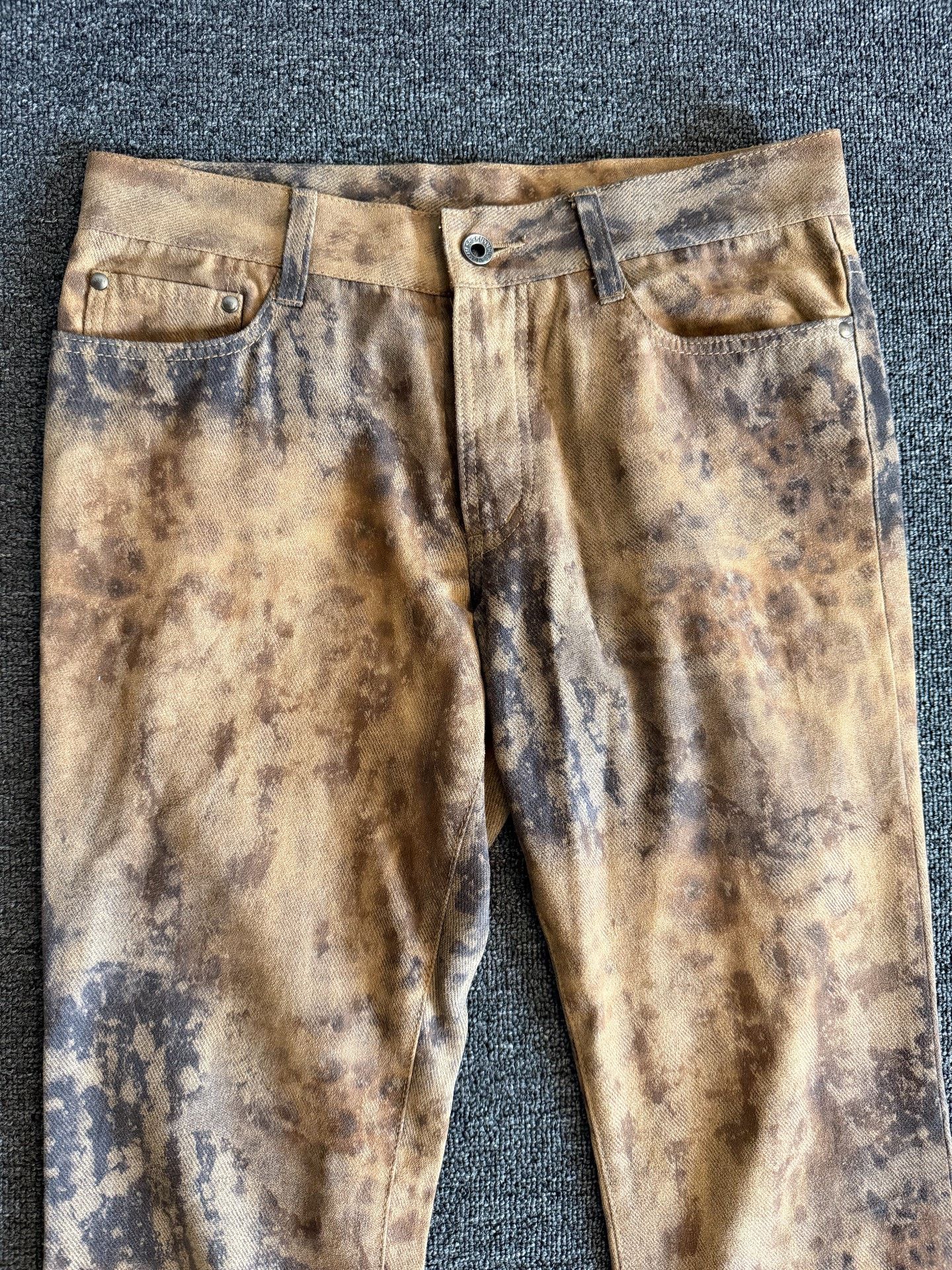 Other 5351 Pour Les Hommes Eroded Orange Pants Size US 26 / EU 42 - 3 Thumbnail