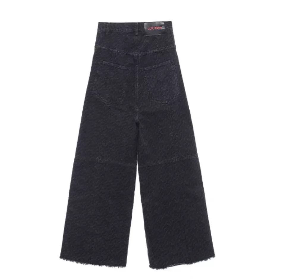 LUU DAN LU'U DAN Black Knee Patch Jeans Size US 28 / EU 44 - 4 Thumbnail