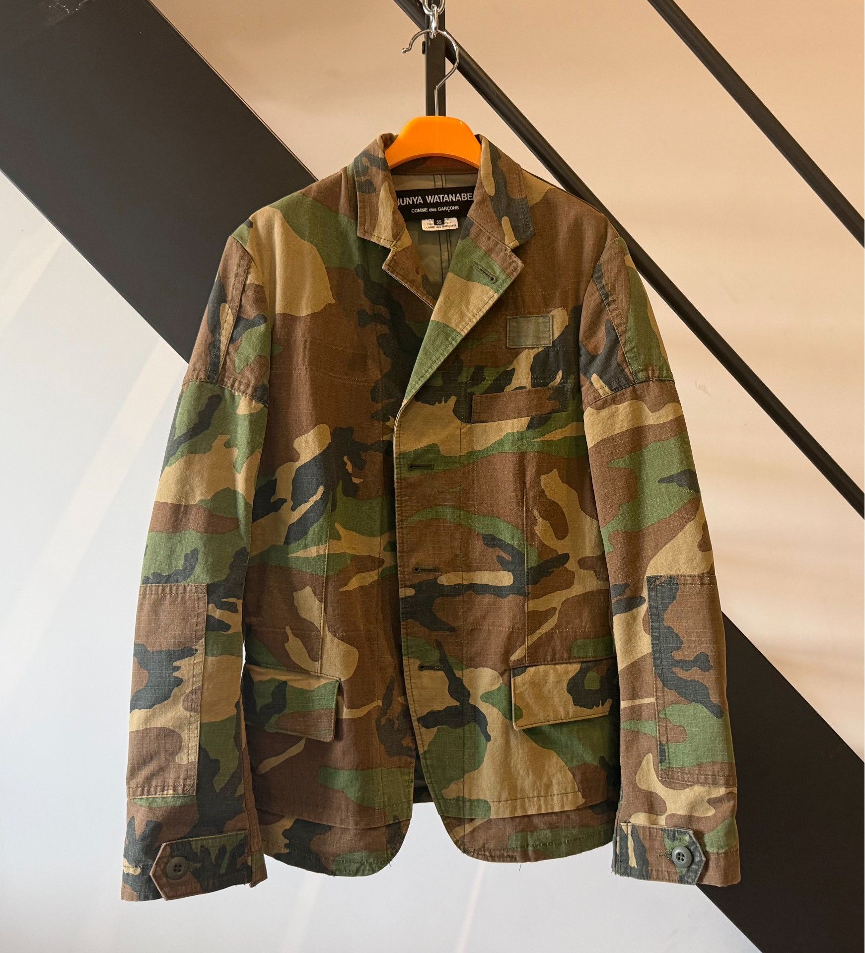Junya Watanabe Junya Watanabe Reconstructed Camo Jacket Size US S / EU 44-46 / 1 - 2 Thumbnail