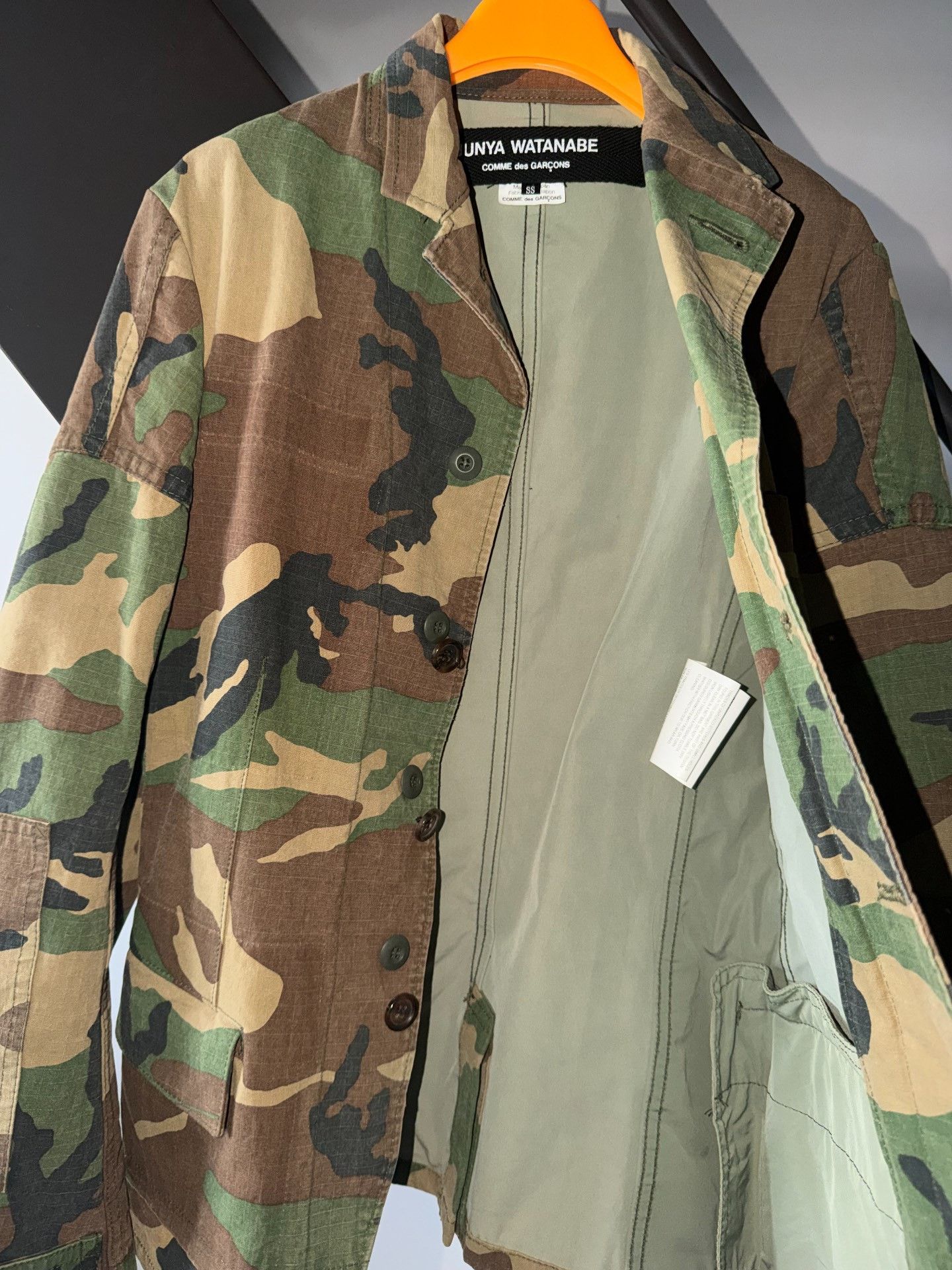 Junya Watanabe Junya Watanabe Reconstructed Camo Jacket Size US S / EU 44-46 / 1 - 6 Thumbnail