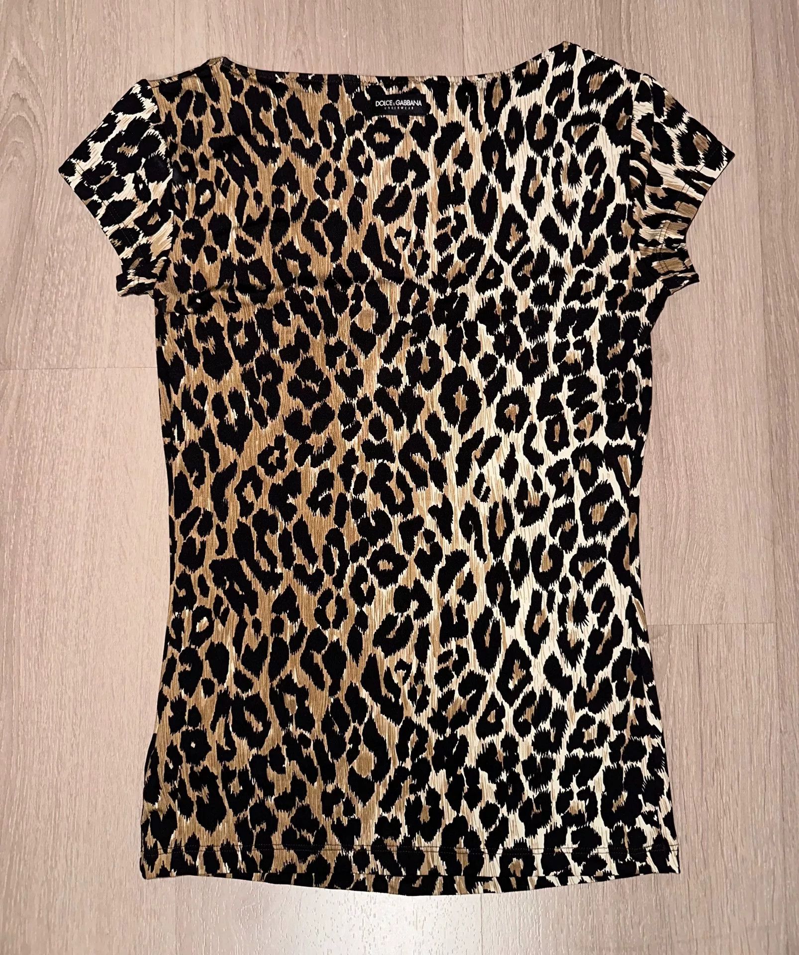 Dolce & Gabbana Dolce & Gabbana Leopard Print T-shirt Size XS / US 0-2 / IT 36-38 - 2 Thumbnail