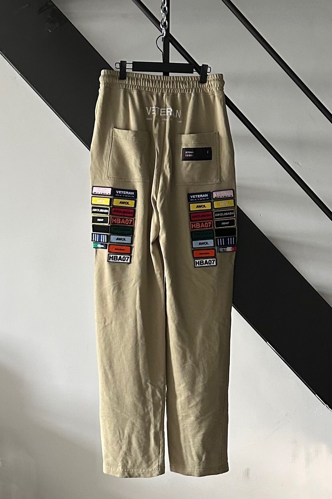 Hood By Air Hood by Air khaki Veteran No.1 Lounge Pants Size US 30 / EU 46 - 3 Thumbnail