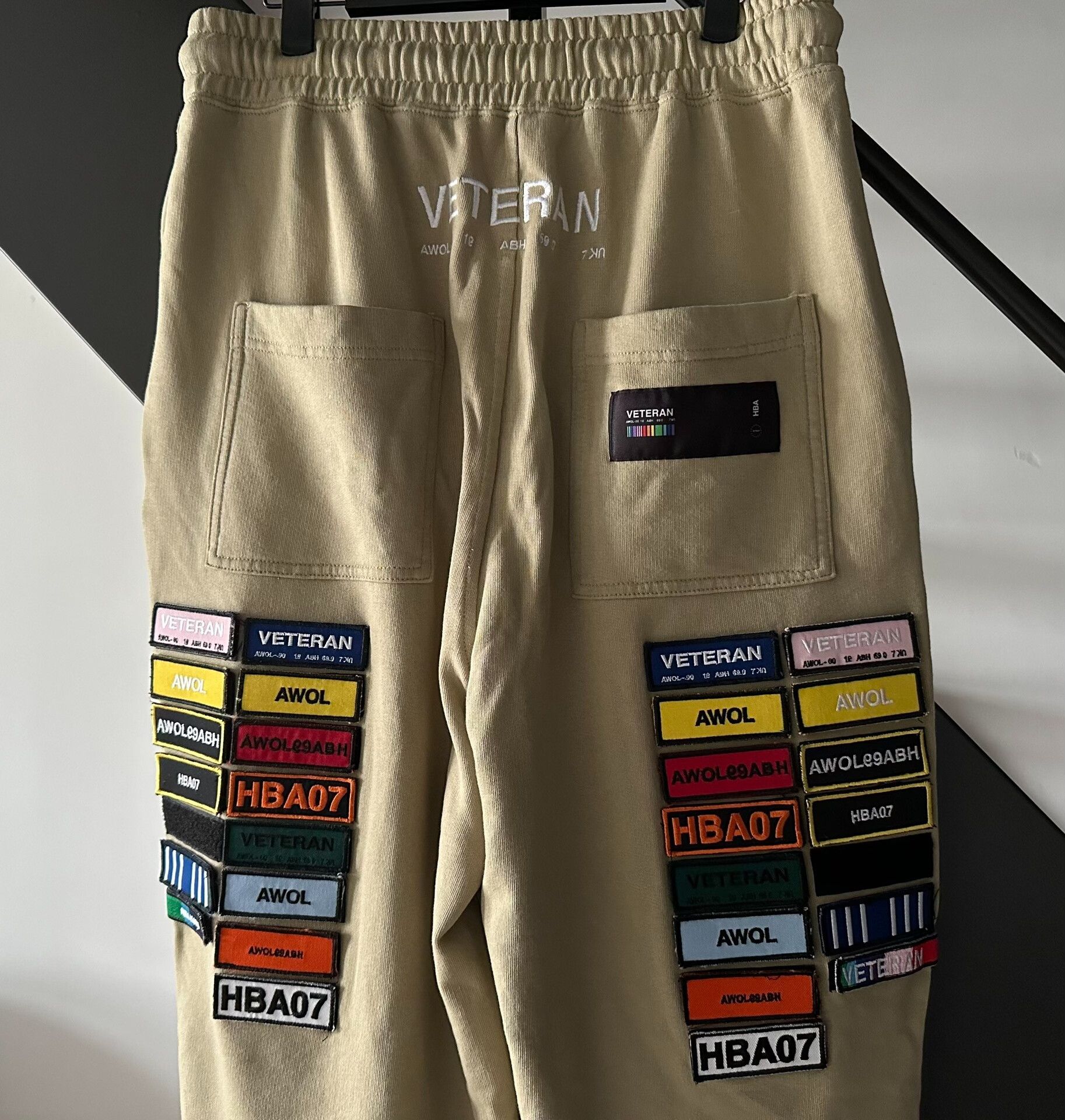 Hood By Air Hood by Air khaki Veteran No.1 Lounge Pants Size US 30 / EU 46 - 4 Thumbnail