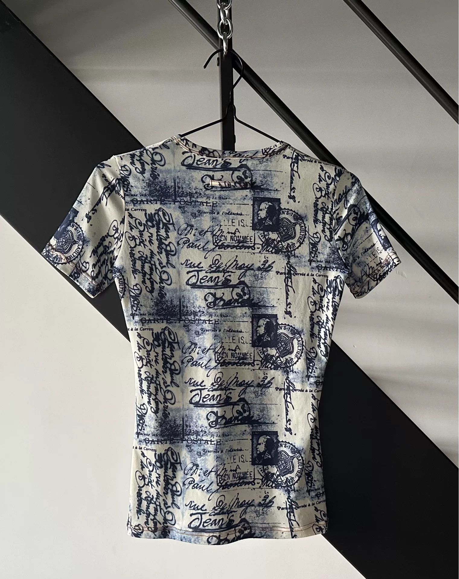 Jean Paul Gaultier Jean Paul Gaultier Stamp Postcard Tee Size M / US 6-8 / IT 42-44 - 3 Thumbnail