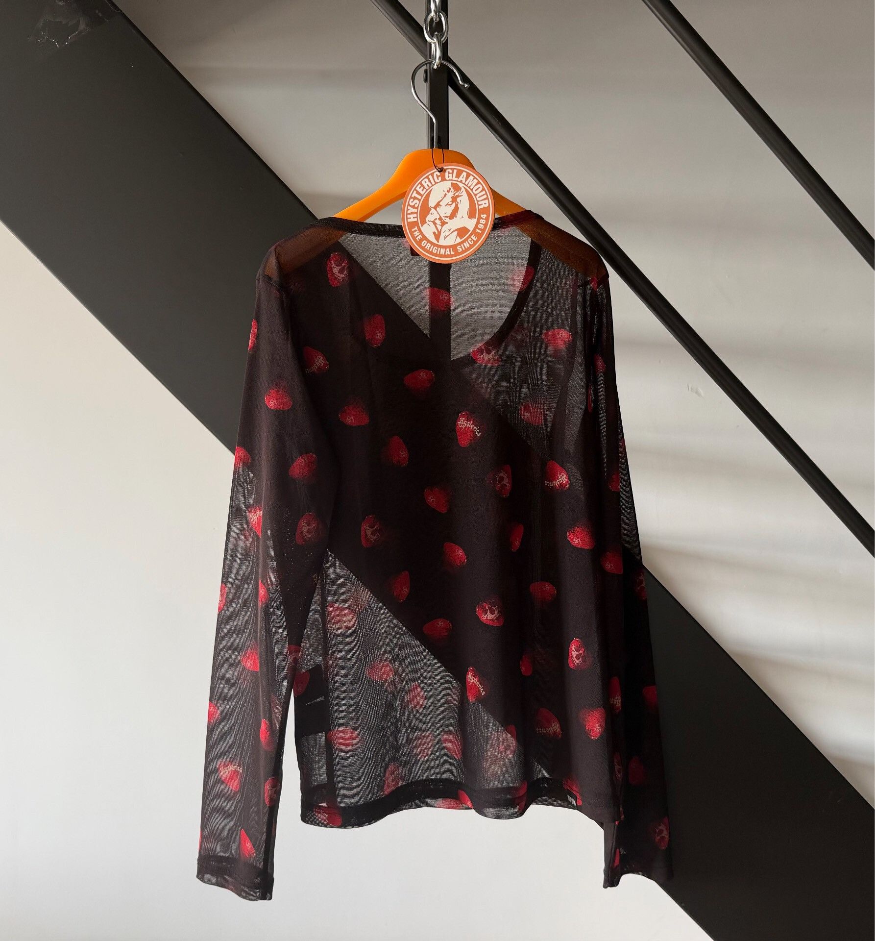 Hysteric Glamour Hysteric Glamour Skull Berry Mesh T-shirt Size M / US 6-8 / IT 42-44 - 2 Thumbnail
