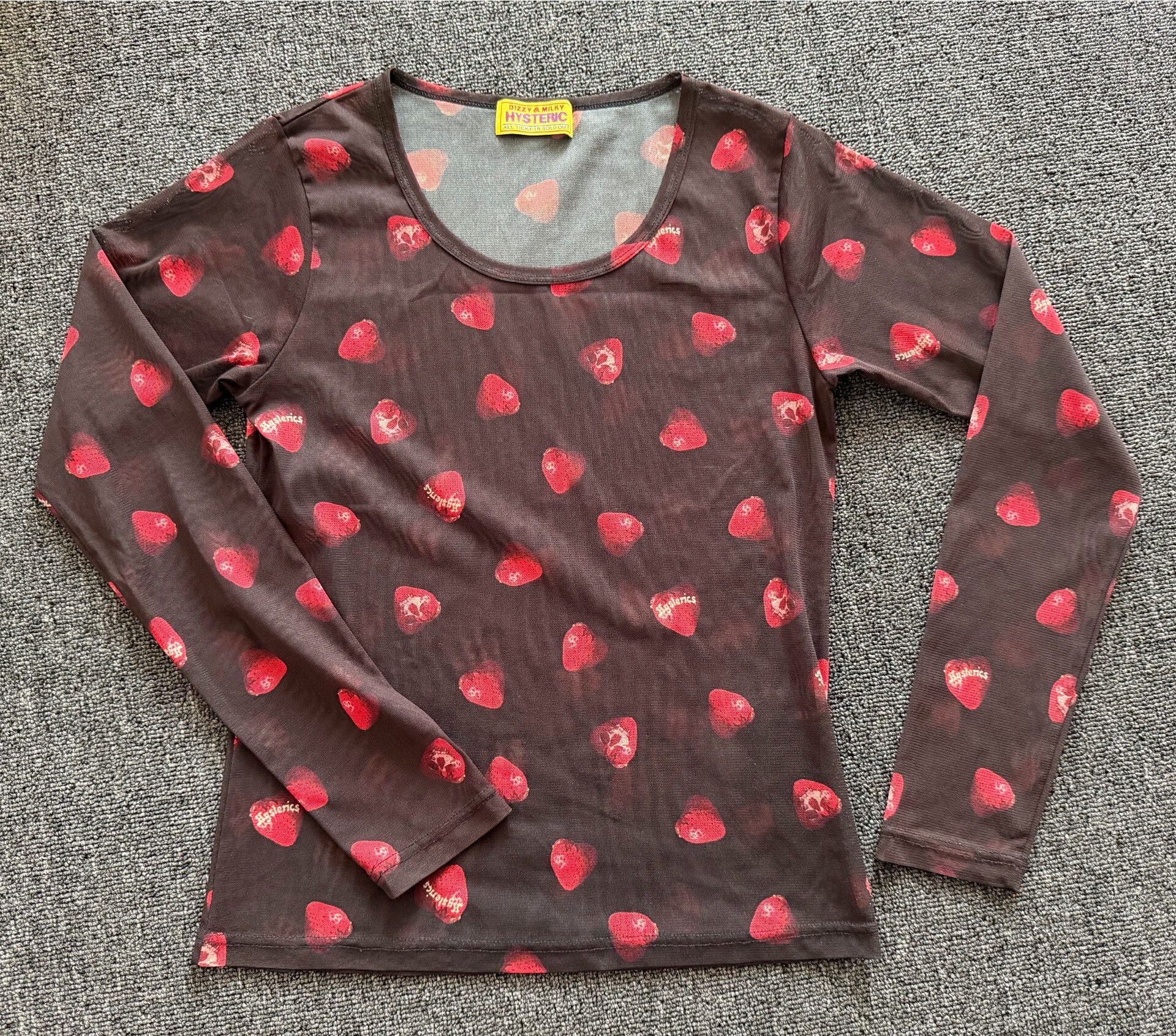 Hysteric Glamour Hysteric Glamour Skull Berry Mesh T-shirt Size M / US 6-8 / IT 42-44 - 3 Thumbnail
