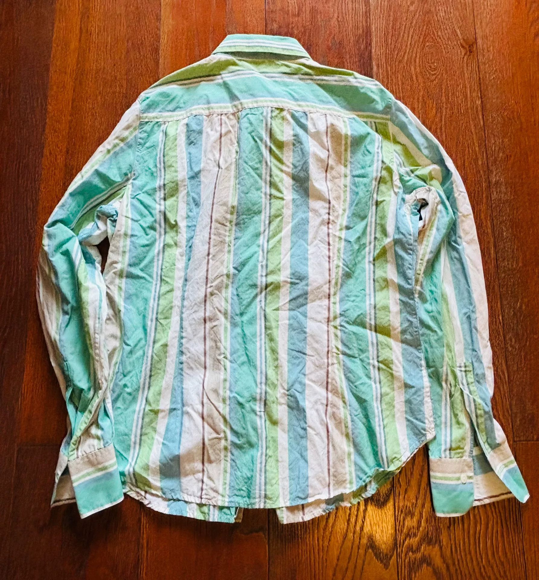 Loro Piana Loro Piana Blue White Stripe Shirt Women's Size M / US 6-8 / IT 42-44 - 2 Thumbnail
