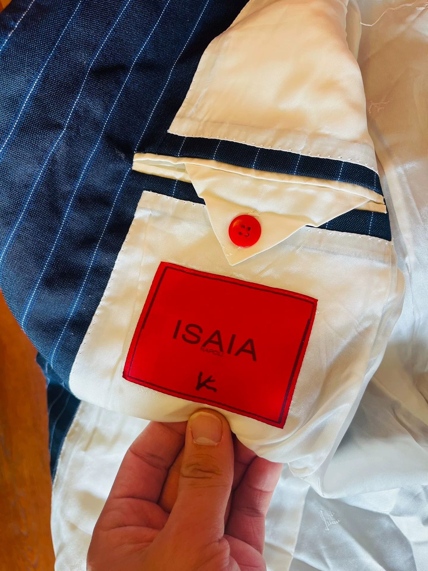 Isaia ISAIA Italian Made Blue Suit Size 46 Size US S / EU 44-46 / 1 - 3 Thumbnail