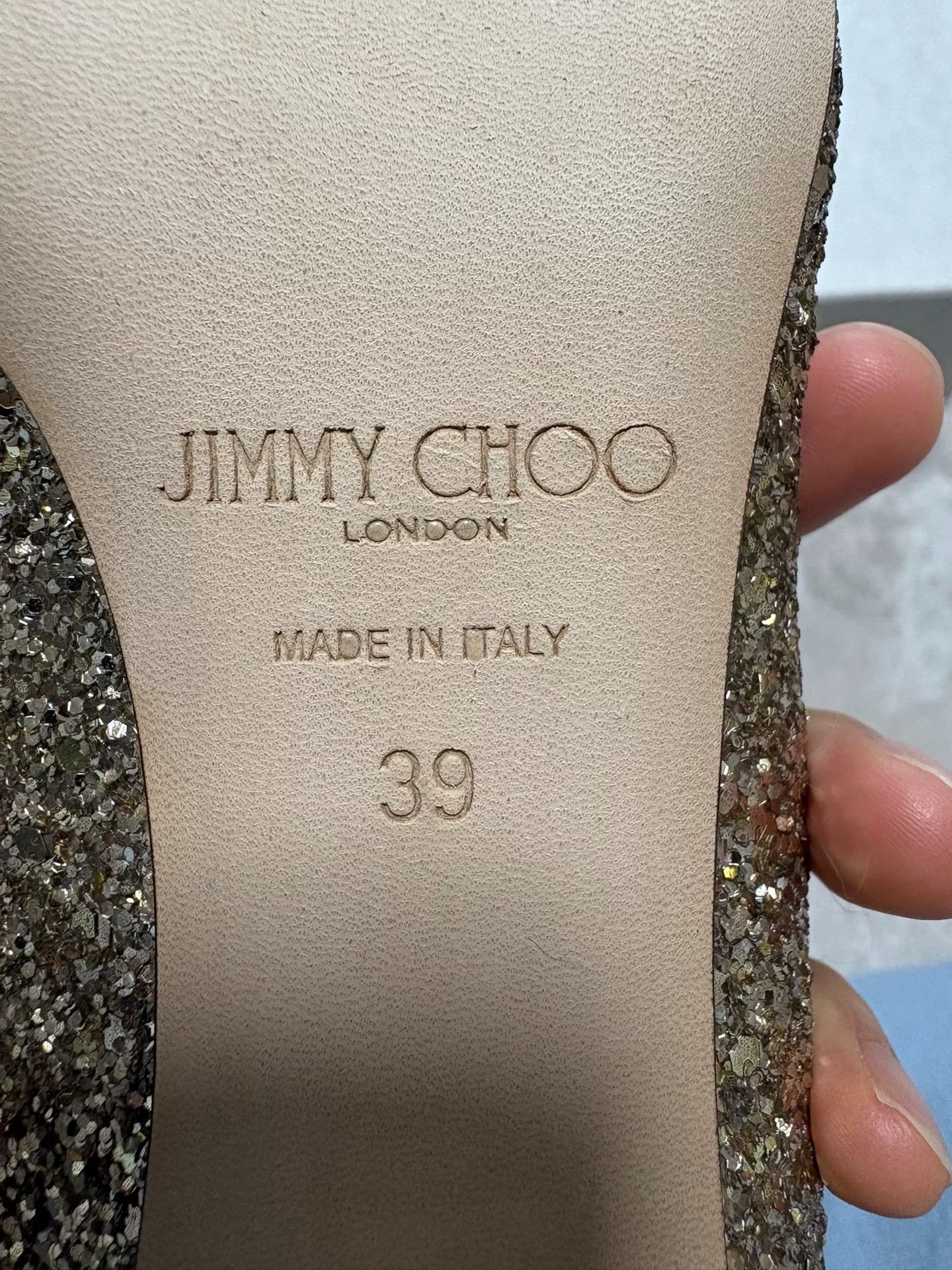 Jimmy Choo Jimmy Choo Gold High Heels Size 39 Size US 8 / IT 38 - 5 Thumbnail