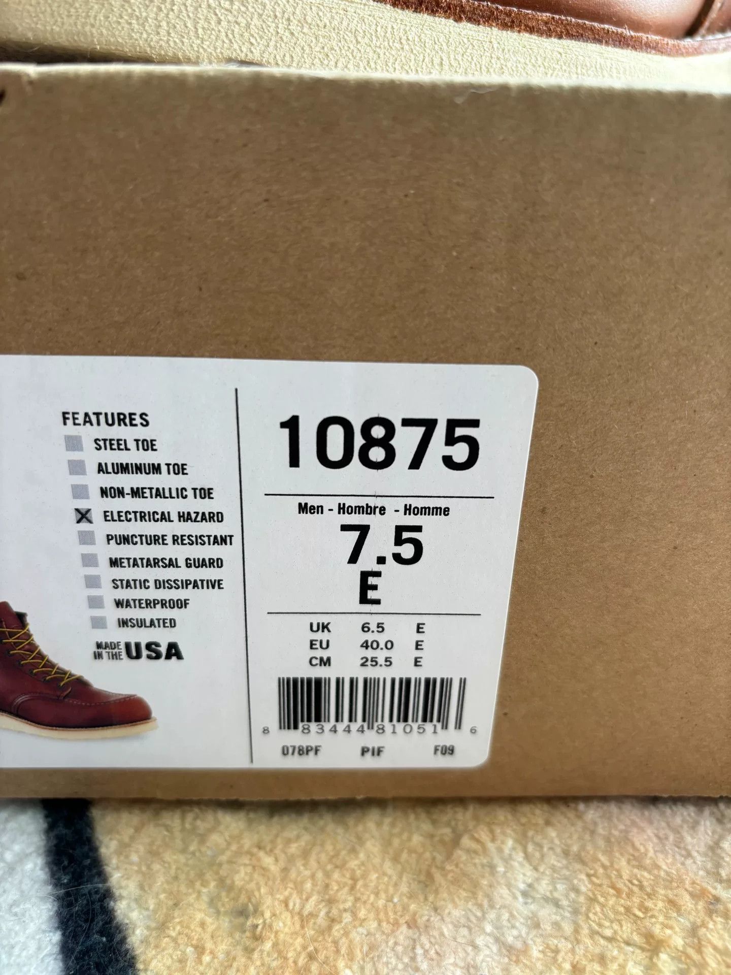 Red Wing Red Wing 10875 Size US 7.5 / EU 40-41 - 8 Thumbnail