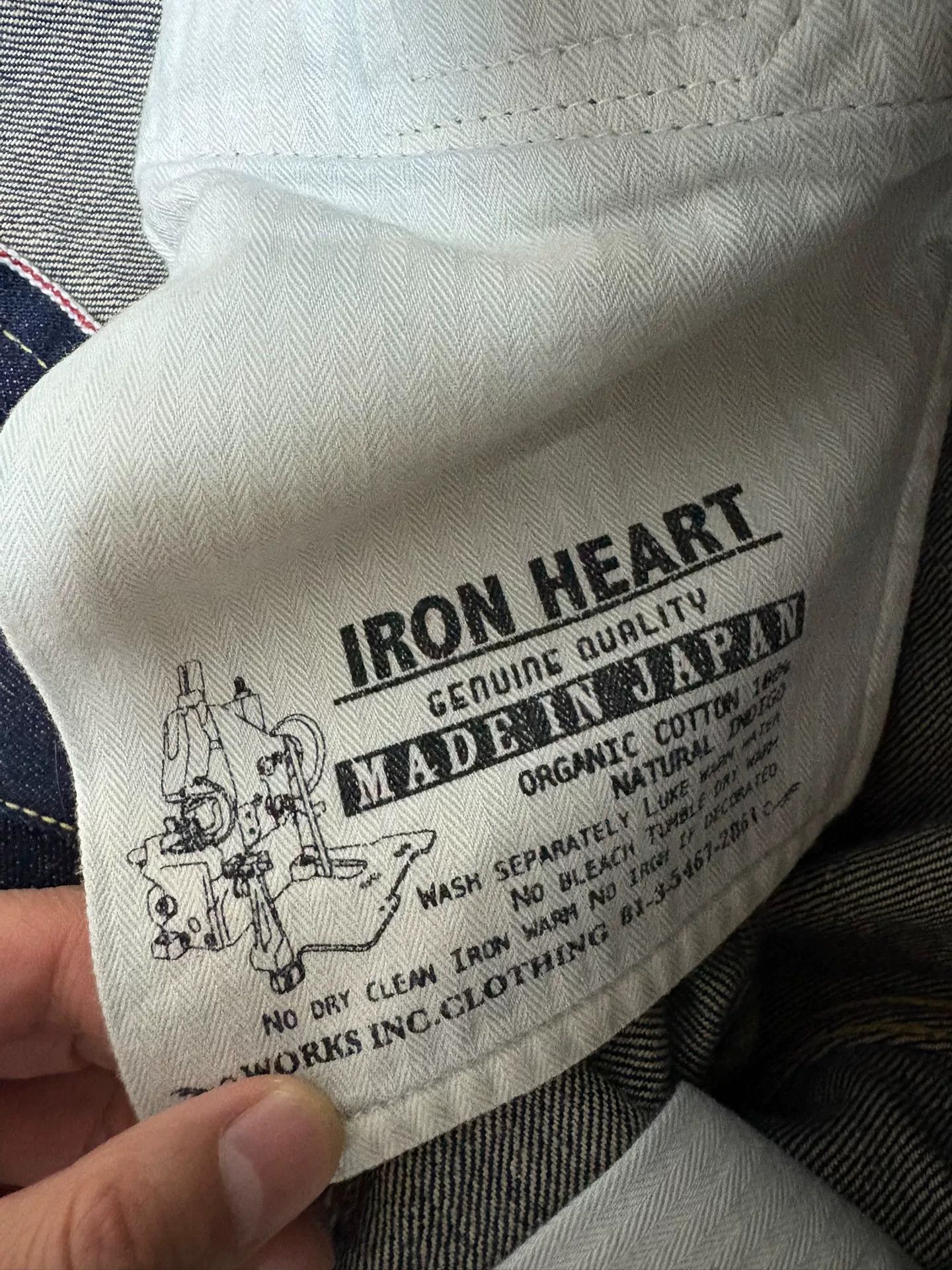 Iron Heart Iron Heart 555N Raw Denim Jeans Size US 32 / EU 48 - 8 Thumbnail