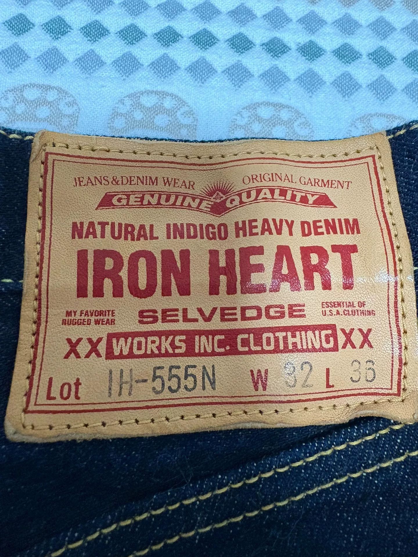 Iron Heart Iron Heart 555N Raw Denim Jeans Size US 32 / EU 48 - 4 Thumbnail