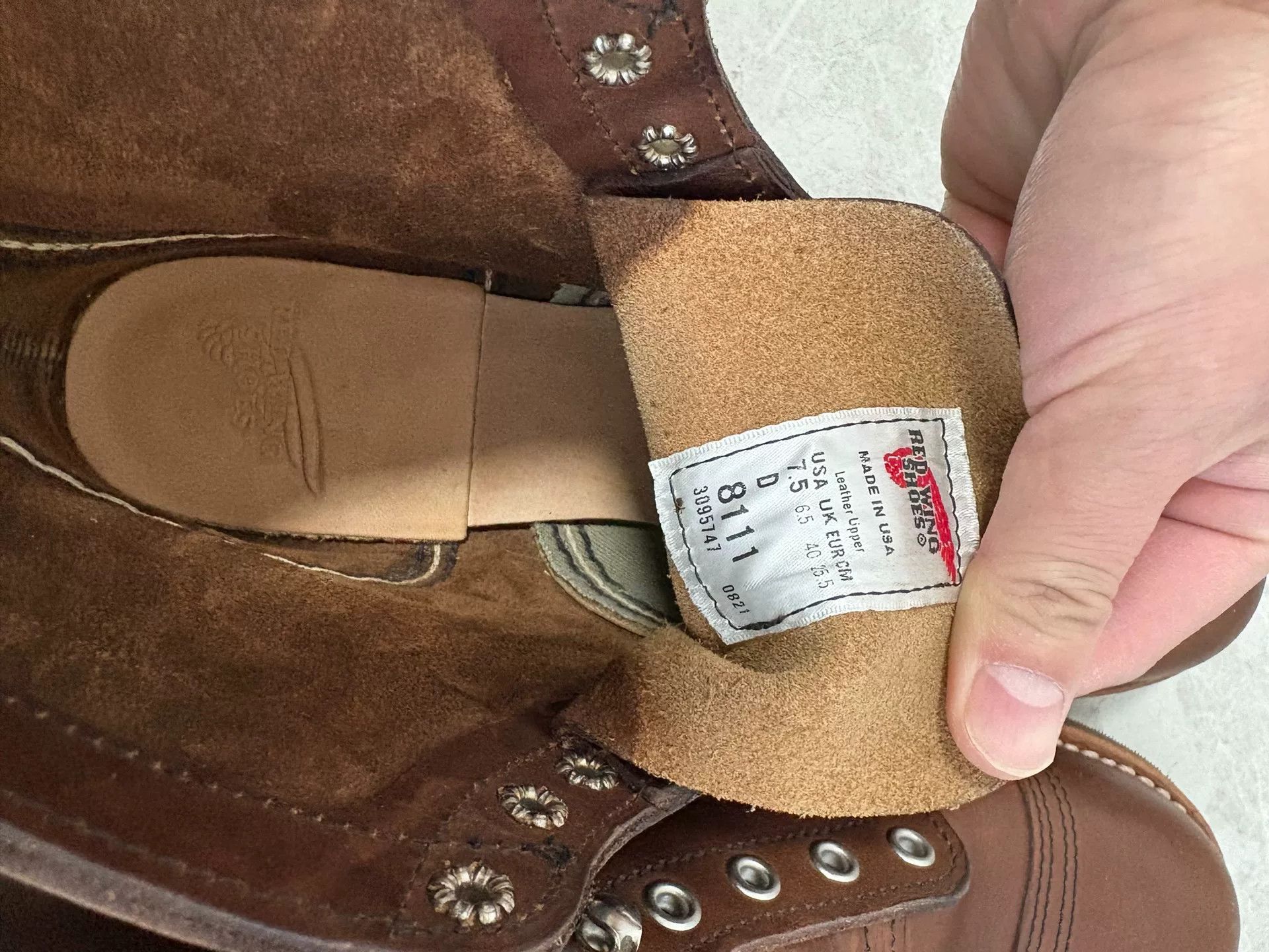 Red Wing Red Wing 8111 Work Boots Size US 7.5 / EU 40-41 - 6 Thumbnail