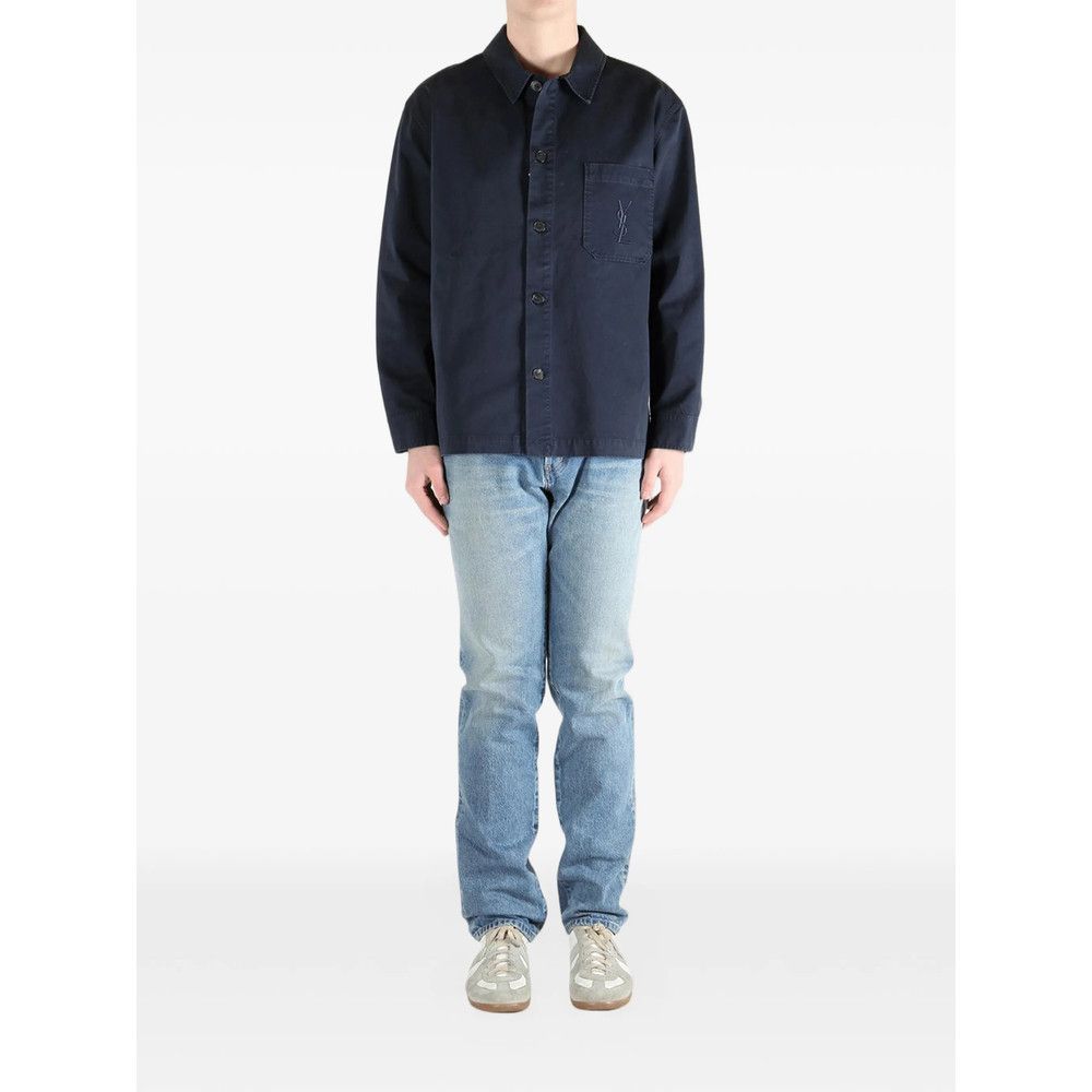 Saint Laurent Paris Saint Laurent BLUE Jackets - Shirt Jackets Size US L / EU 52-54 / 3 - 5 Thumbnail
