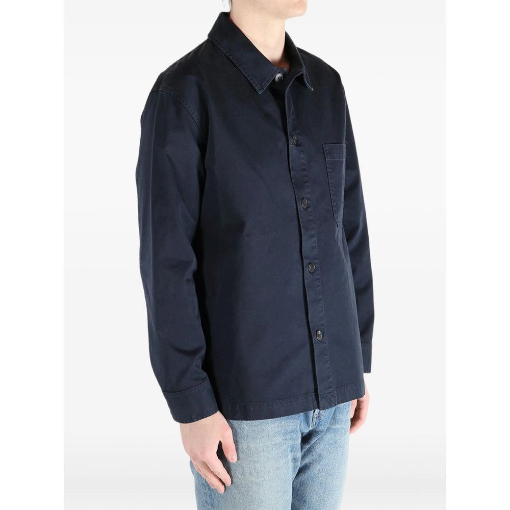 Saint Laurent Paris Saint Laurent BLUE Jackets - Shirt Jackets Size US XXL / EU 58 / 5 - 3 Thumbnail