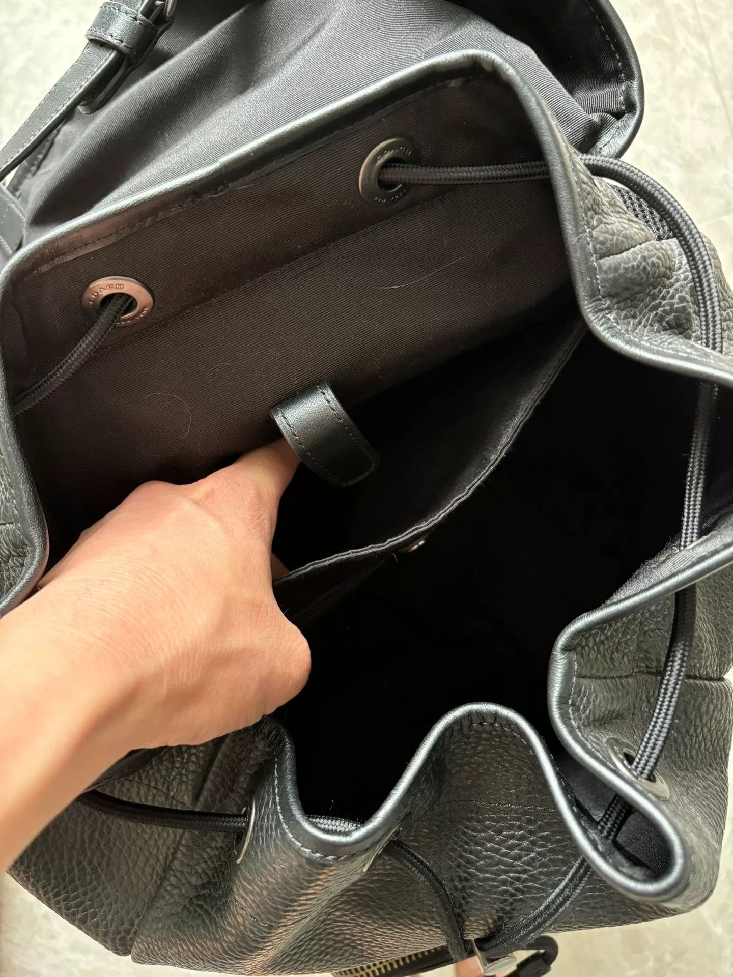 Coach Coach Men's Black Backpack Size ONE SIZE - 6 Thumbnail