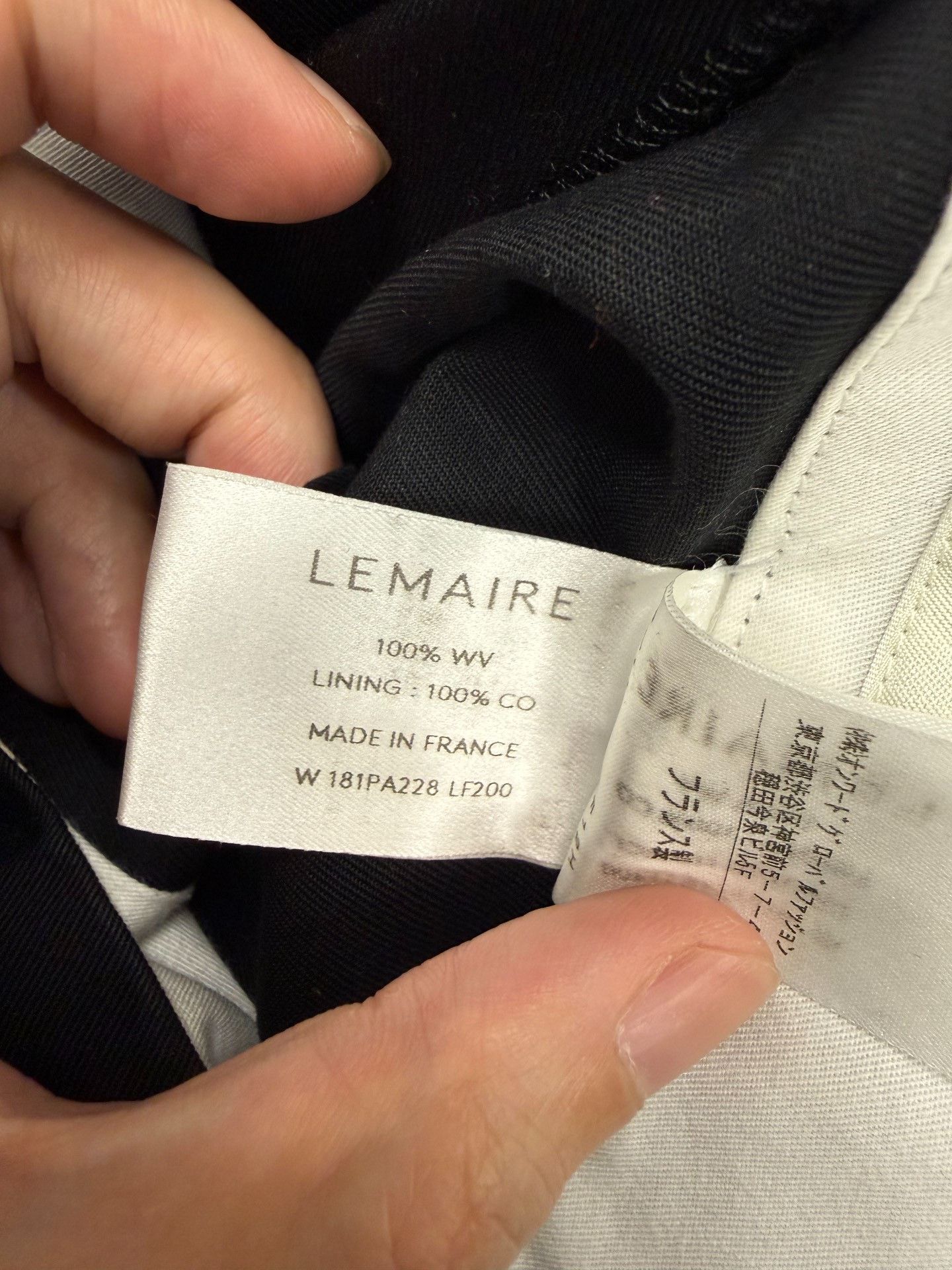 Lemaire Lemaire Virgin Wool Wide-Leg Tailored Pants Size 36" / US 14 / IT 50 - 3 Thumbnail