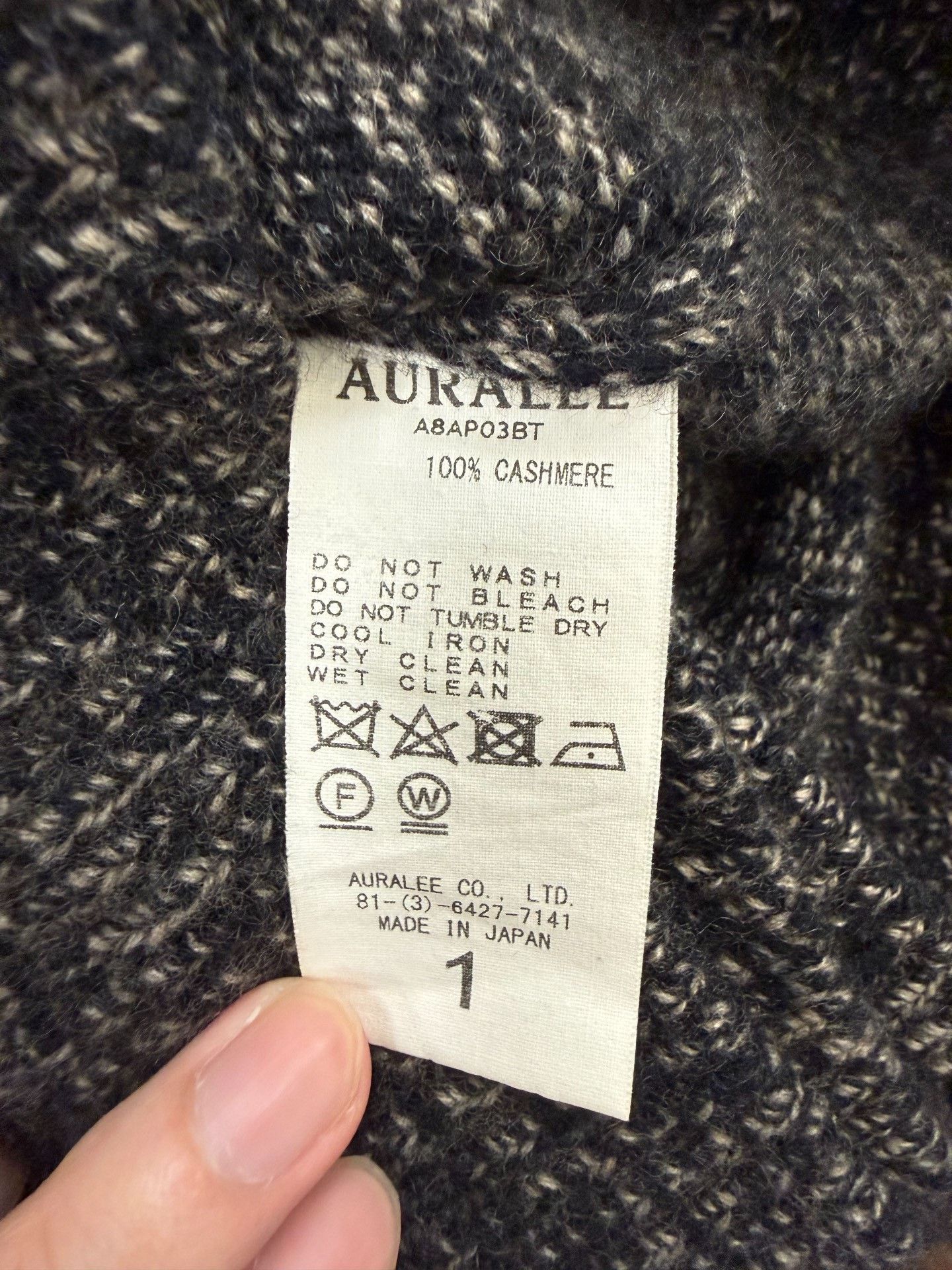 Auralee Auralee Heather Cashmere Sweater Size US S / EU 44-46 / 1 - 3 Thumbnail