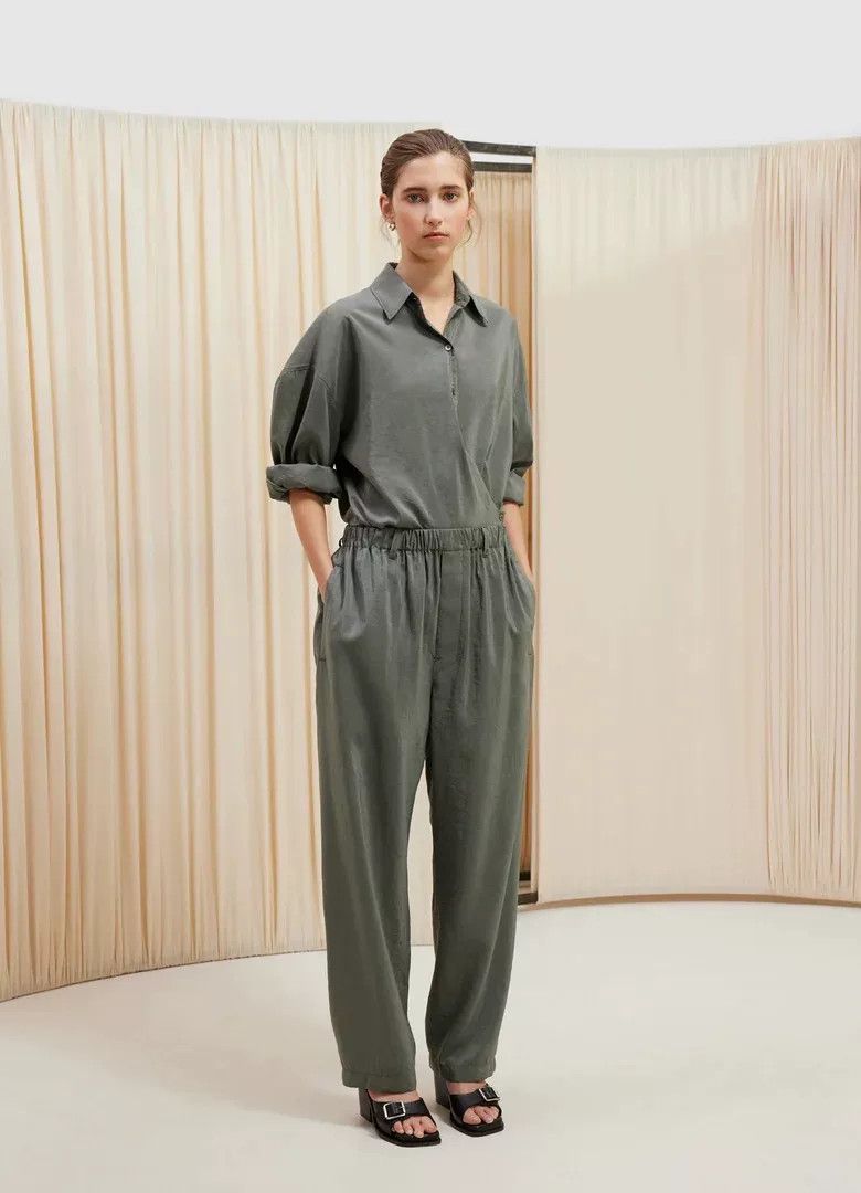Lemaire Lemaire 24SS Smoky Gray Seam Shirt Size US M / EU 48-50 / 2 - 5 Thumbnail