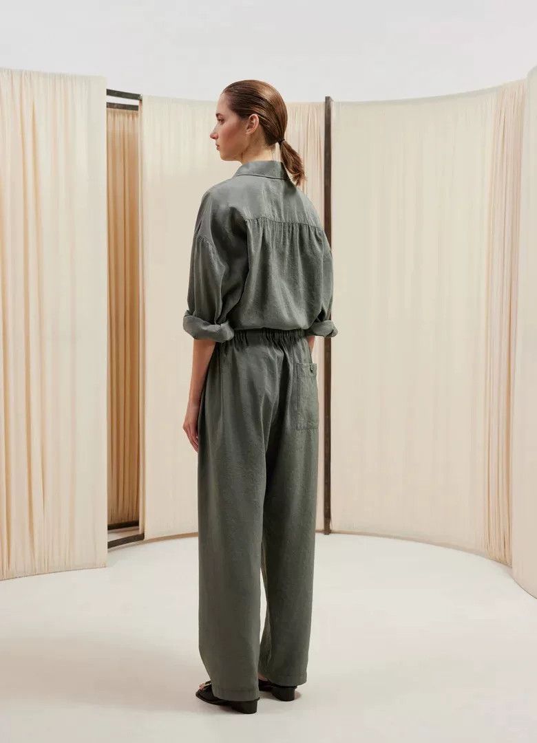 Lemaire Lemaire 24SS Smoky Gray Seam Shirt Size US M / EU 48-50 / 2 - 6 Thumbnail