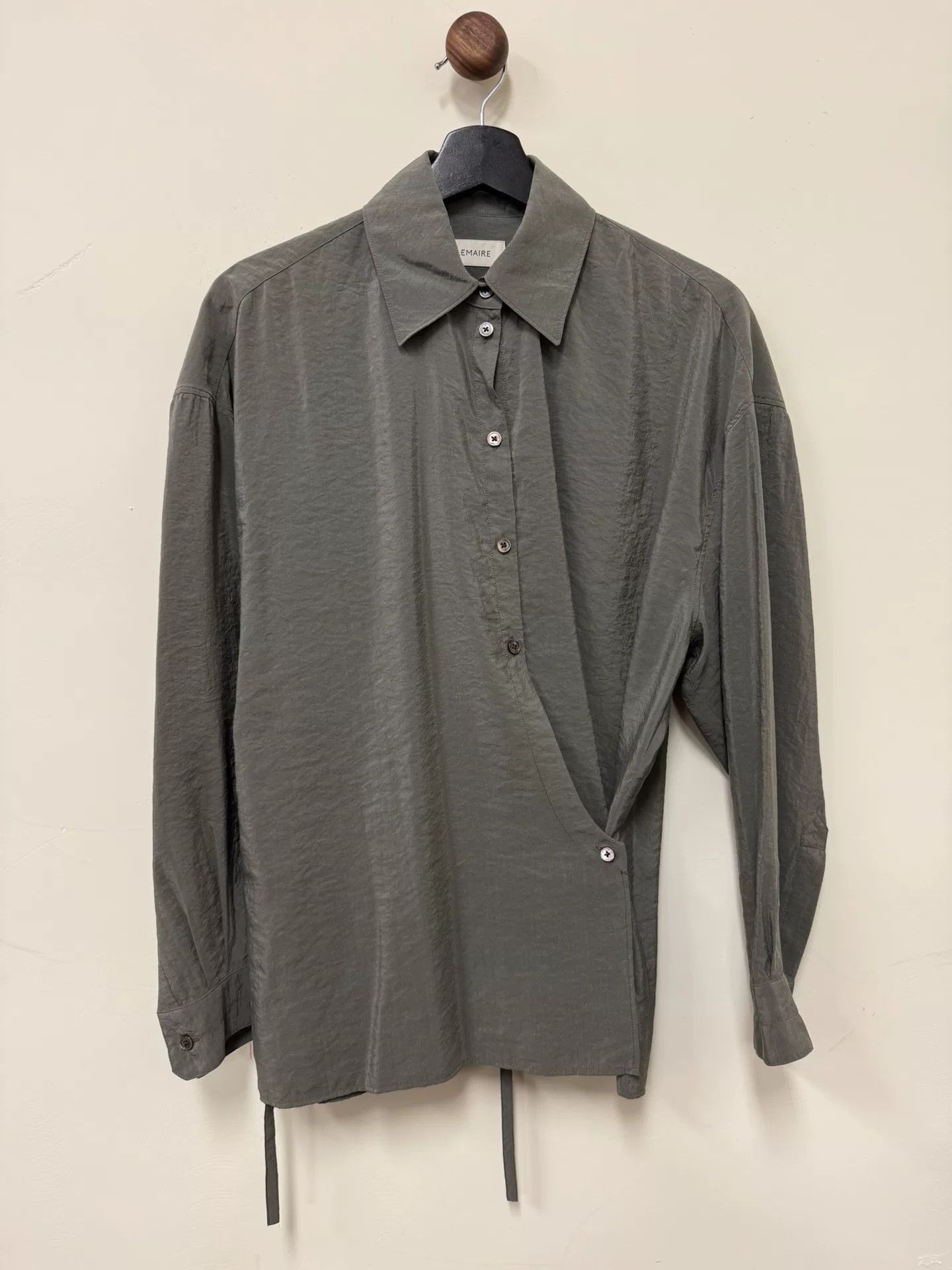 Lemaire Lemaire 24SS Smoky Gray Seam Shirt Size US M / EU 48-50 / 2 - 2 Thumbnail