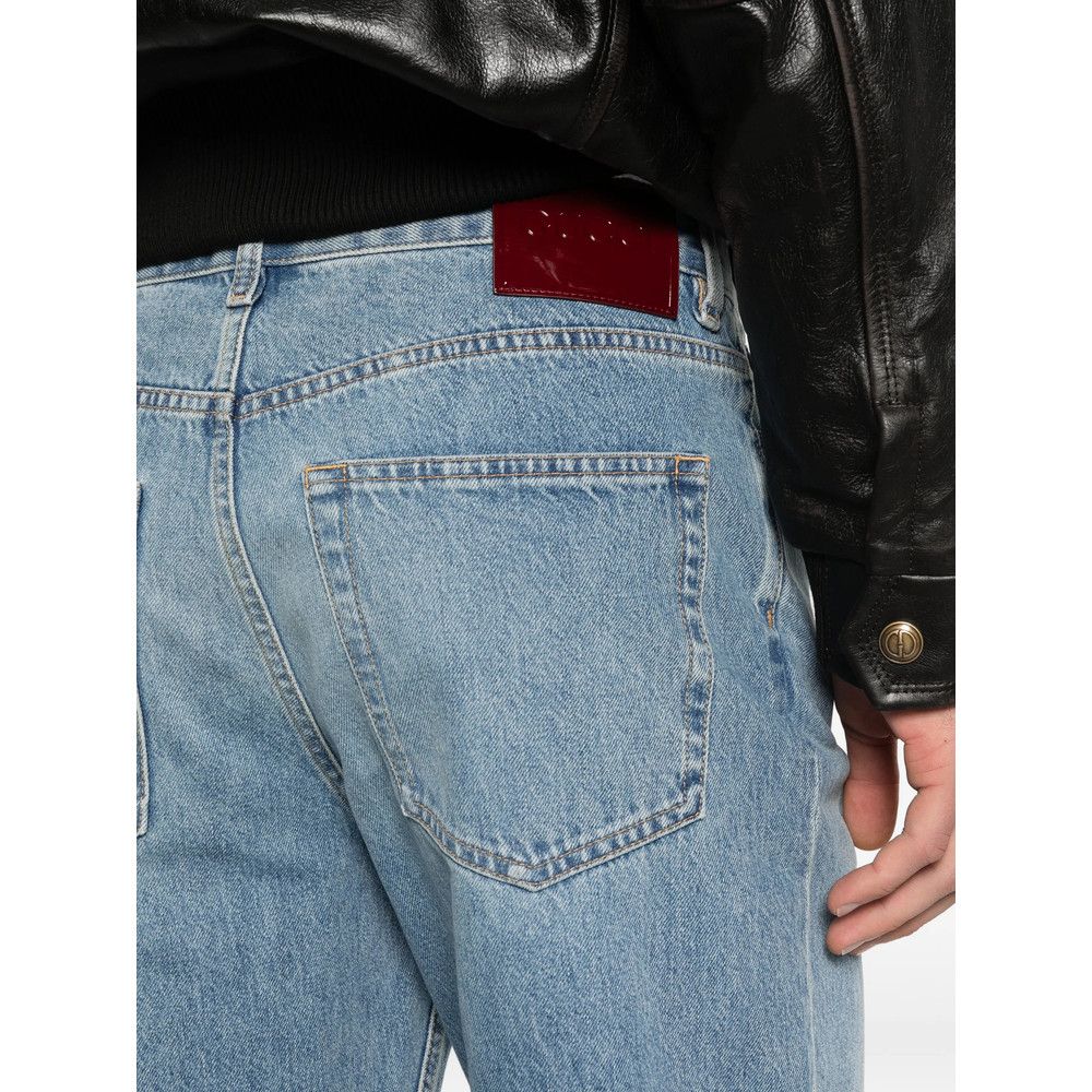 Gucci Gucci BLUE Denim - Regular & Straight-Leg Jeans Size US 32 / EU 48 - 5 Thumbnail