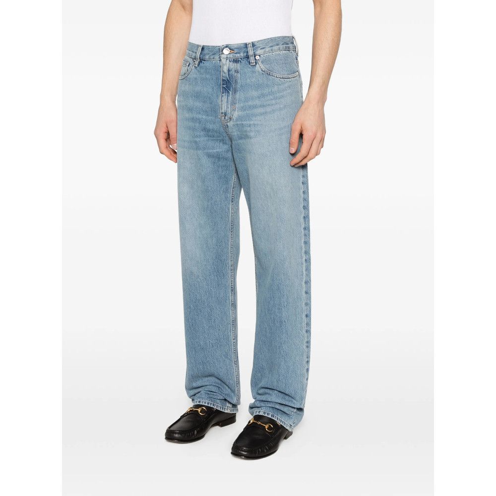 Gucci Gucci BLUE Denim - Regular & Straight-Leg Jeans Size US 32 / EU 48 - 3 Thumbnail