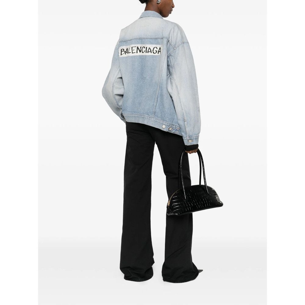 Balenciaga Balenciaga BLUE Jackets - Denim Jackets Size S / US 4 / IT 40 - 3 Thumbnail