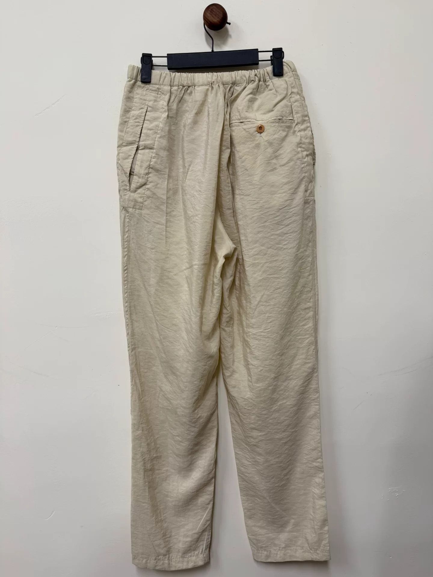 Lemaire Lemaire 19SS White Dry Silk Trousers Size US 28 / EU 44 - 2 Thumbnail