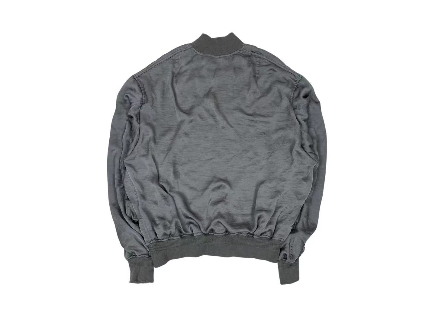 Haider Ackermann Haider Ackermann Silver Silk Sweatshirt Size US L / EU 52-54 / 3 - 2 Thumbnail