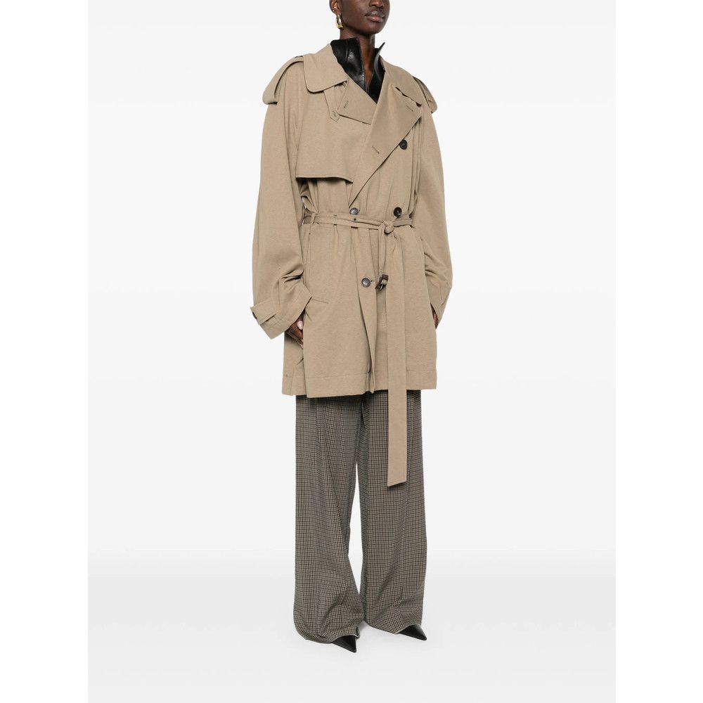 Balenciaga Balenciaga NEUTRALS Coats - Trench & Raincoats Size S / US 4 / IT 40 - 4 Thumbnail