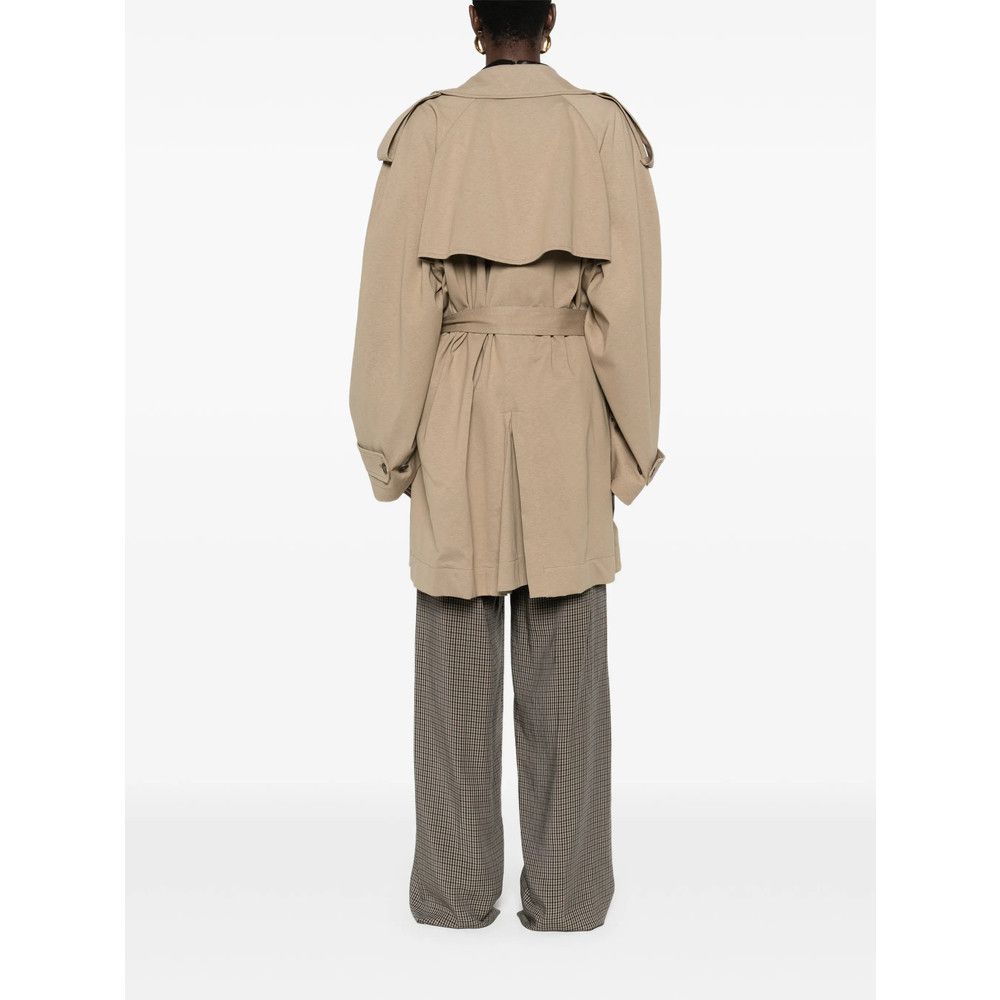 Balenciaga Balenciaga NEUTRALS Coats - Trench & Raincoats Size S / US 4 / IT 40 - 5 Thumbnail