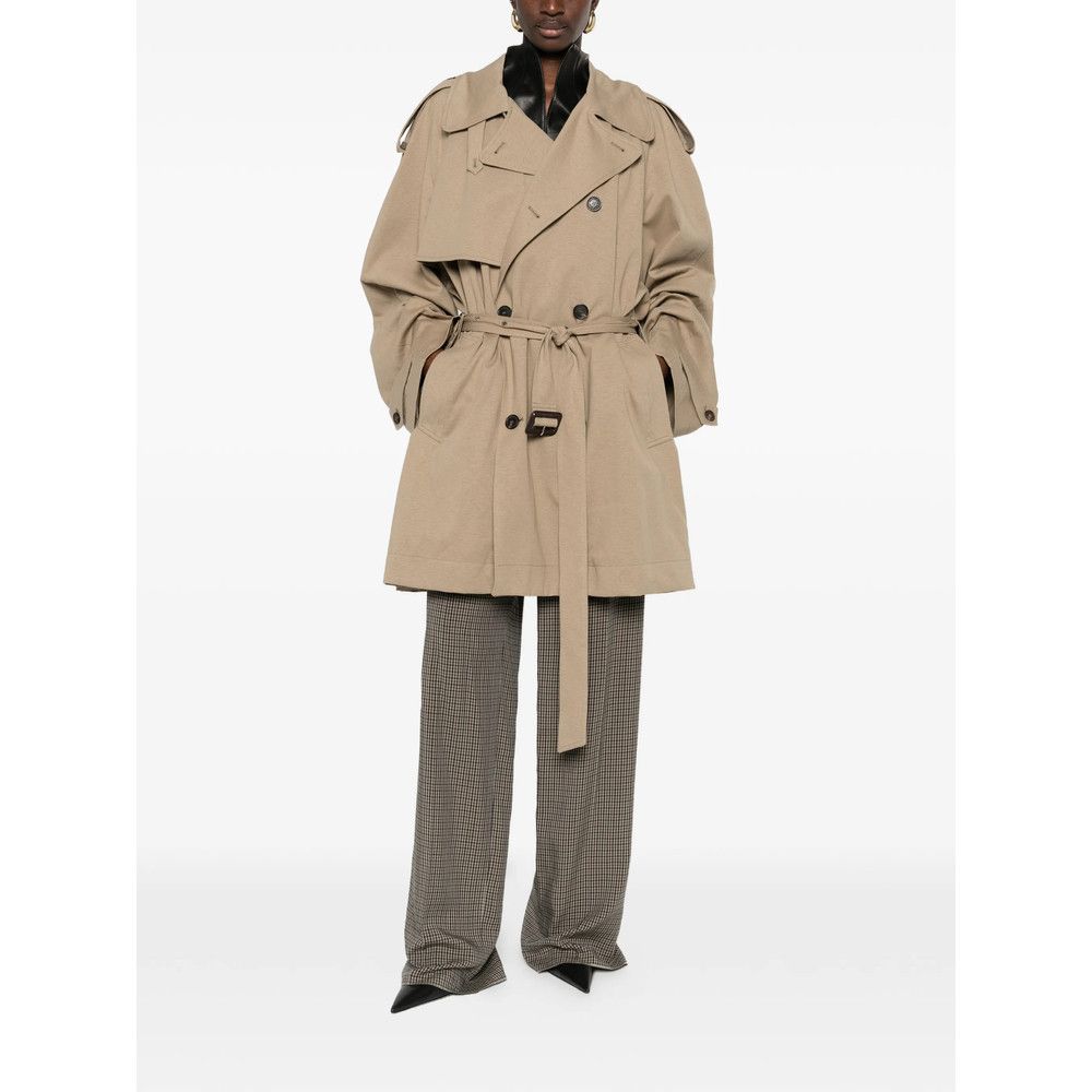 Balenciaga Balenciaga NEUTRALS Coats - Trench & Raincoats Size S / US 4 / IT 40 - 3 Thumbnail