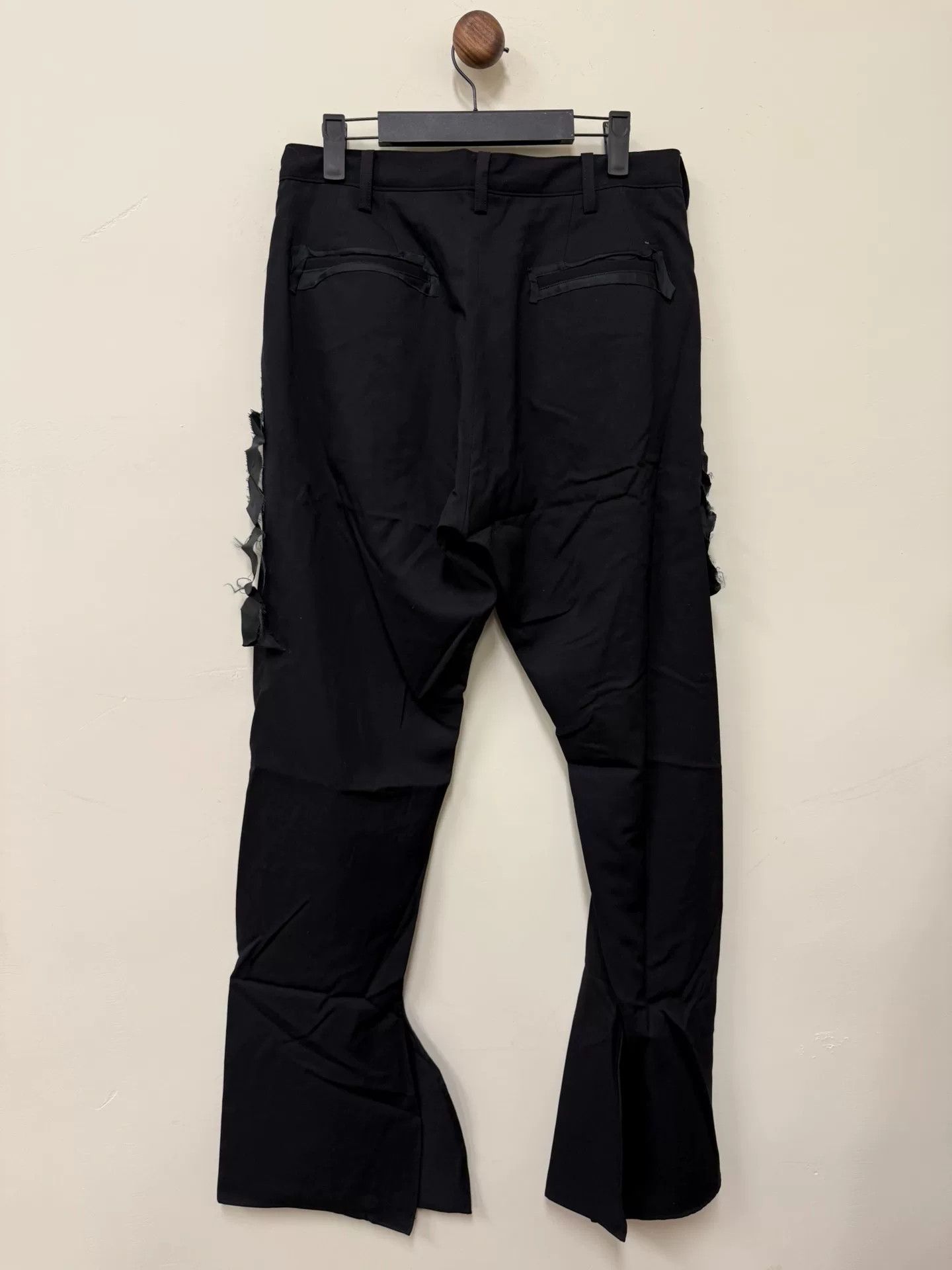 Sulvam Sulvam Flared Split Dress Pants Size US 30 / EU 46 - 2 Thumbnail