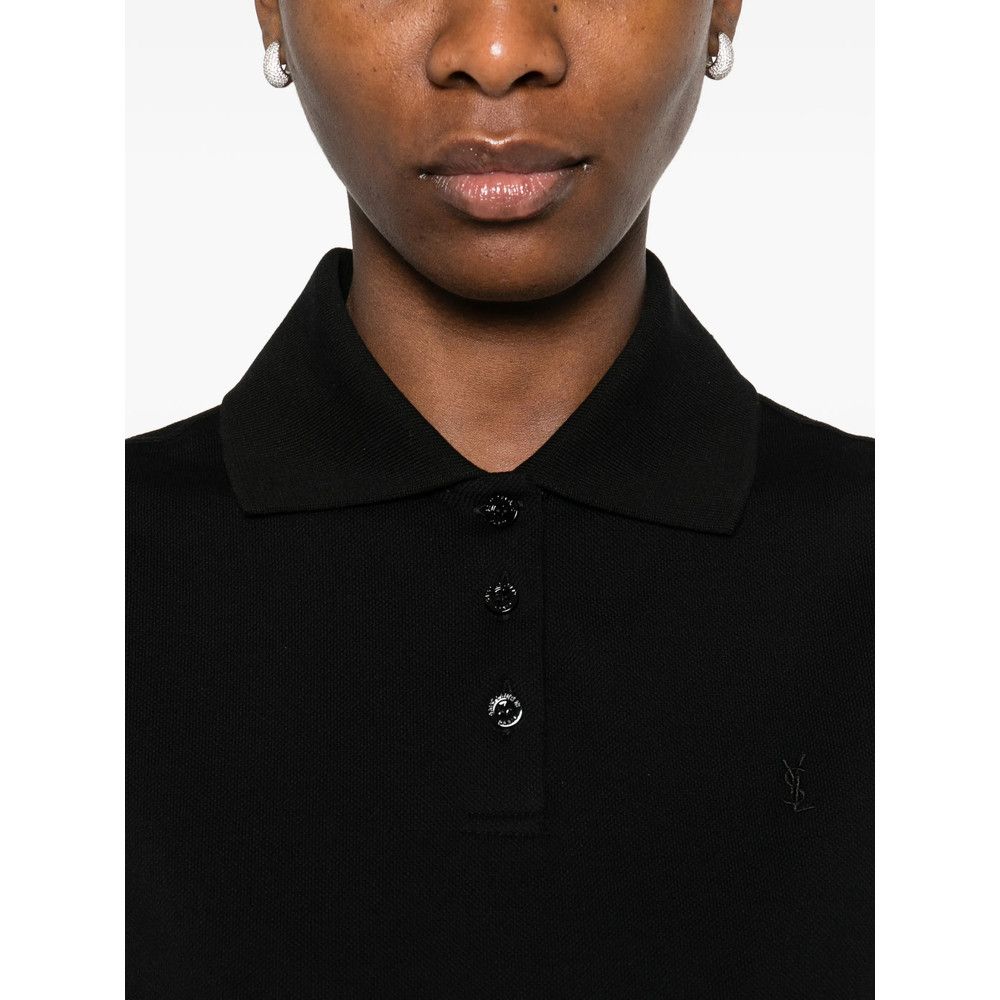 Saint Laurent Paris Saint Laurent BLACK Tops - Polo Tops Size XS / US 0-2 / IT 36-38 - 4 Thumbnail