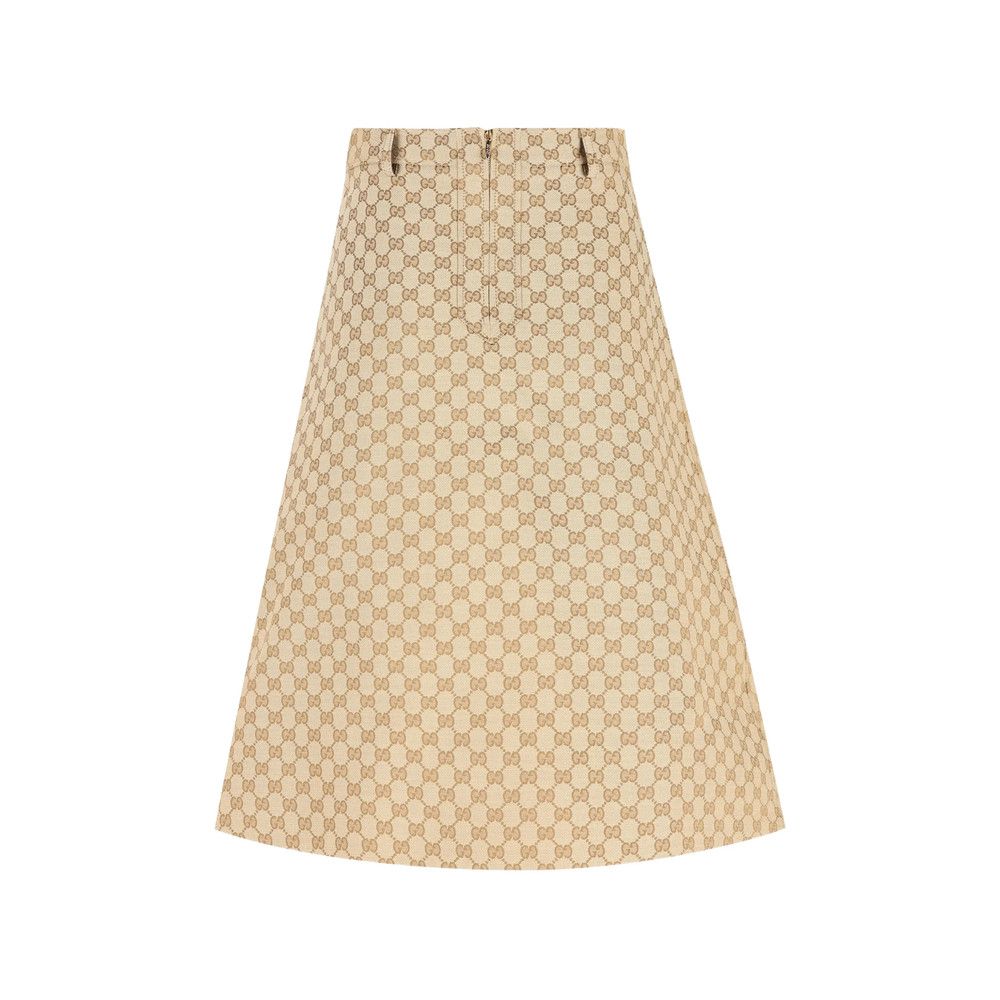 Gucci Gucci NEUTRALS Skirts - A-Line Skirts Size 27" / US 4 / IT 40 - 4 Thumbnail