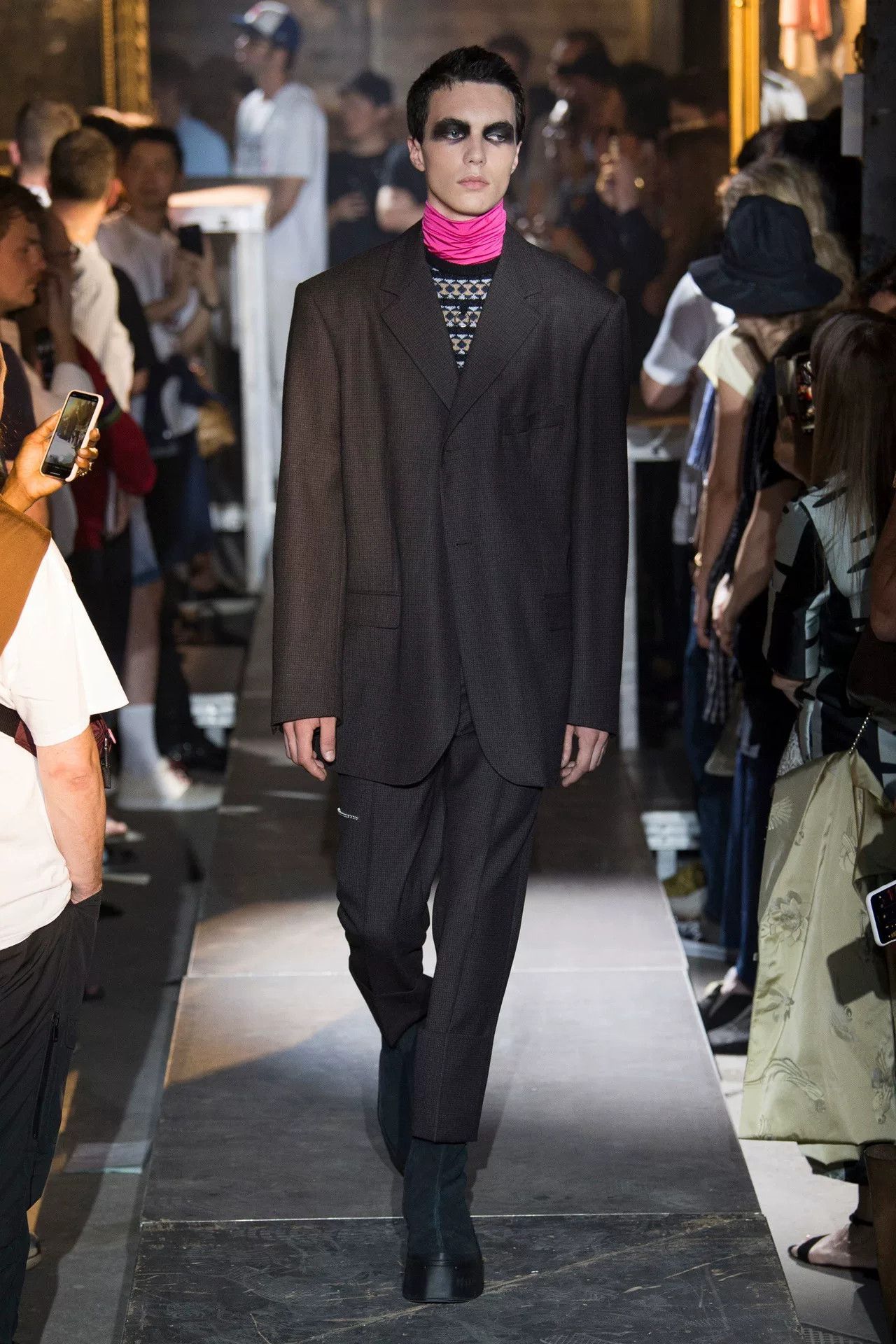 Raf Simons Raf Simons 19SS Rhinestone Wool Striped Trousers Size US 34 / EU 50 - 3 Thumbnail
