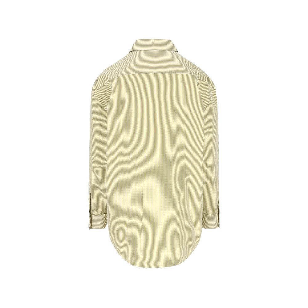 Saint Laurent Paris Saint Laurent NEUTRALS Tops - Shirts Size S / US 4 / IT 40 - 2 Thumbnail
