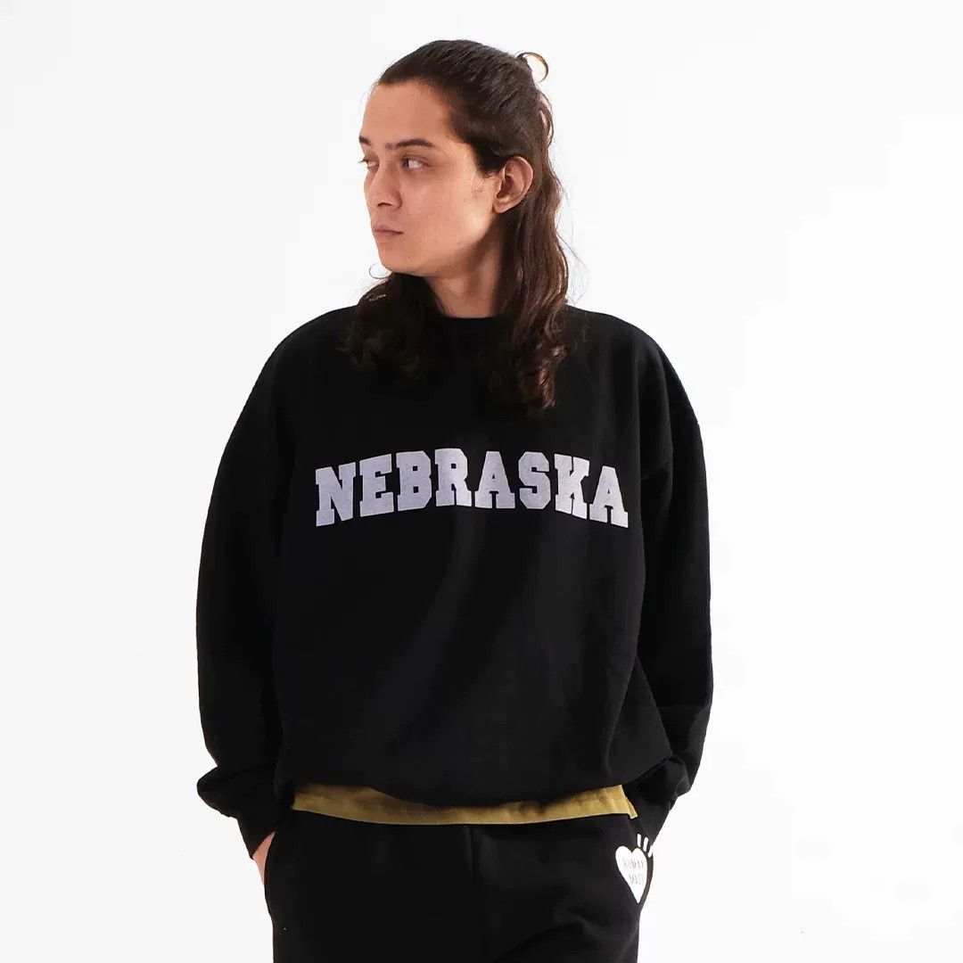 Vintage Vintage 90s Nebraska Hoodie Size US L / EU 52-54 / 3 - 5 Thumbnail