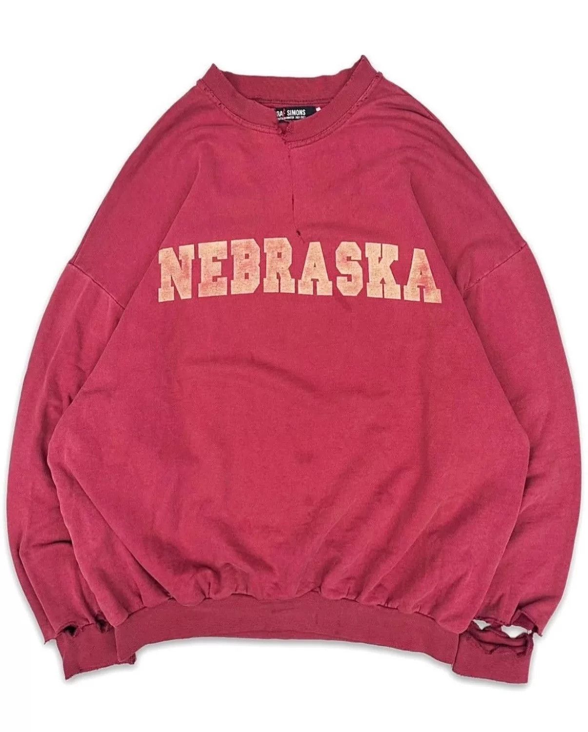 Vintage Vintage 90s Nebraska Hoodie Size US L / EU 52-54 / 3 - 3 Thumbnail