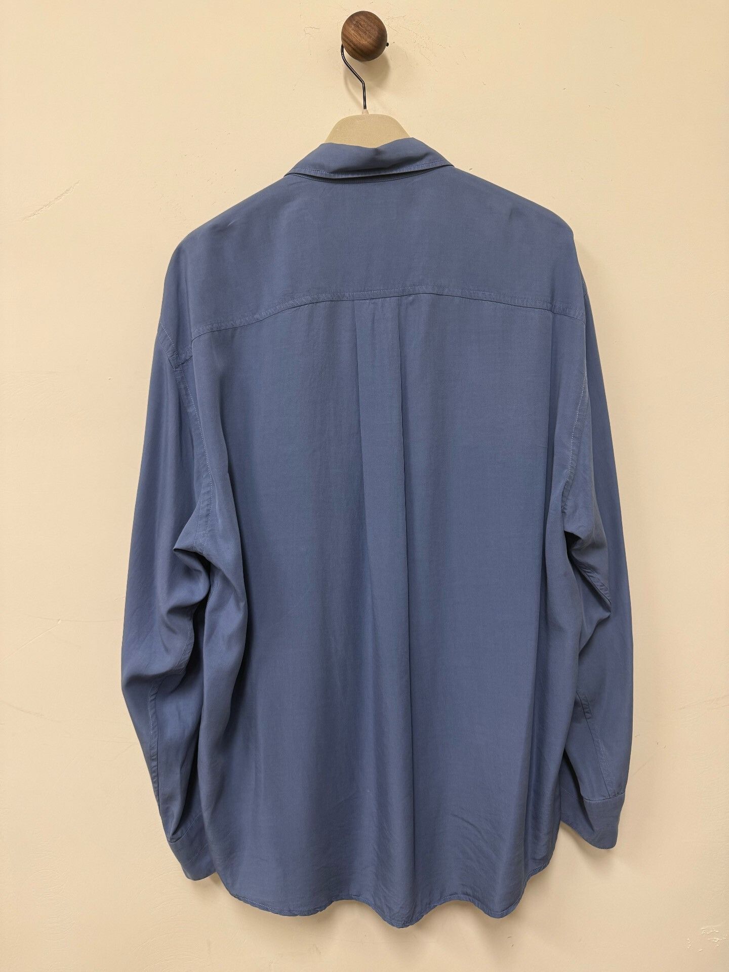 Lemaire Lemaire 23SS Blue Lyocell Shirt Size US S / EU 44-46 / 1 - 2 Thumbnail