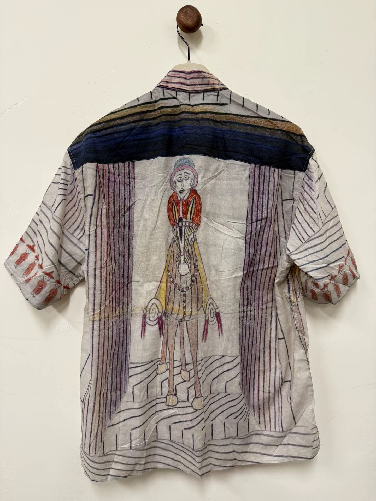Lemaire Lemaire 21SS Martin Ramirez Print Shirt Size US S / EU 44-46 / 1 - 3 Thumbnail